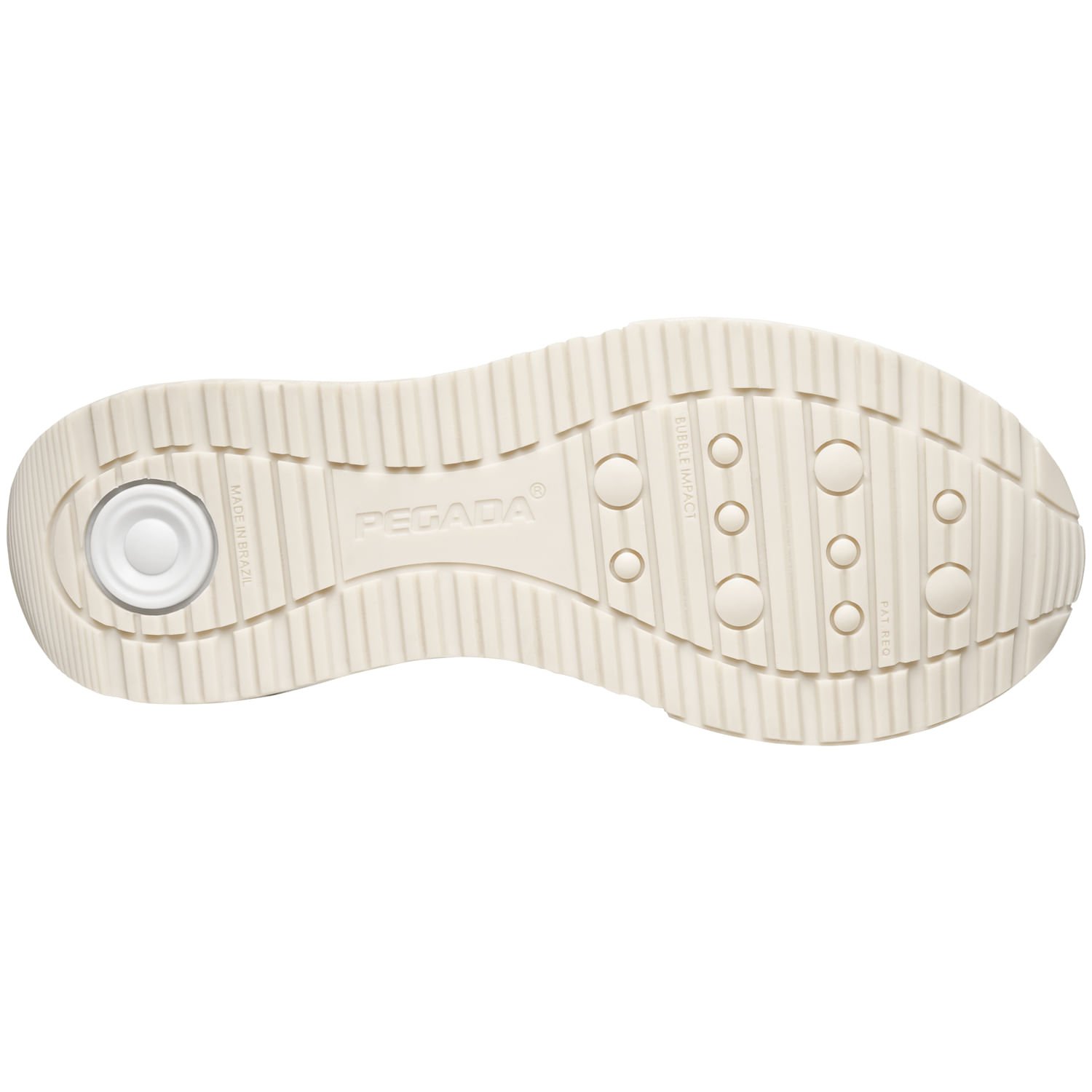 Tênis Pegada Feminino em Couro Branco 213003-01 Branco 6