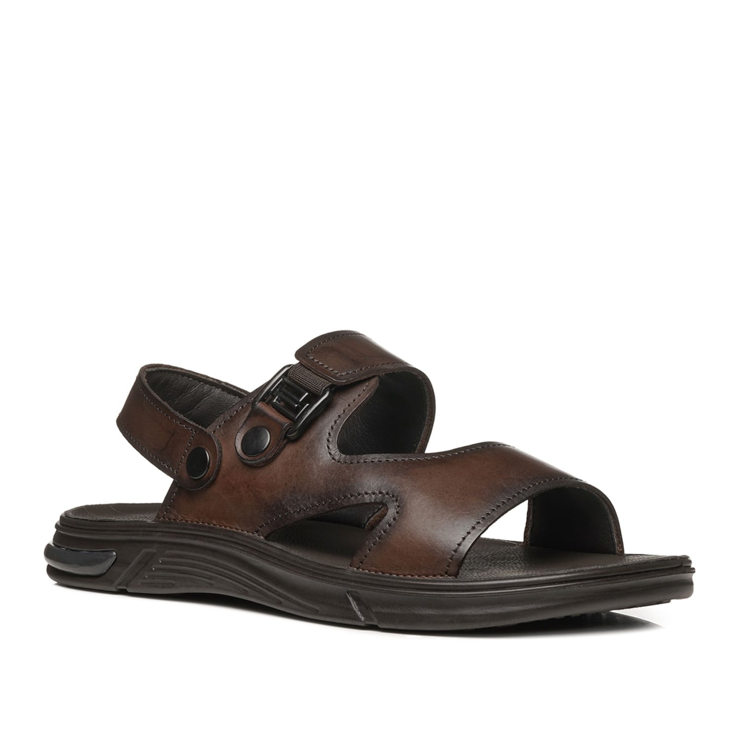 Sandália Pegada Masculino em Couro Pinhão 134401-01 Pinhão 3