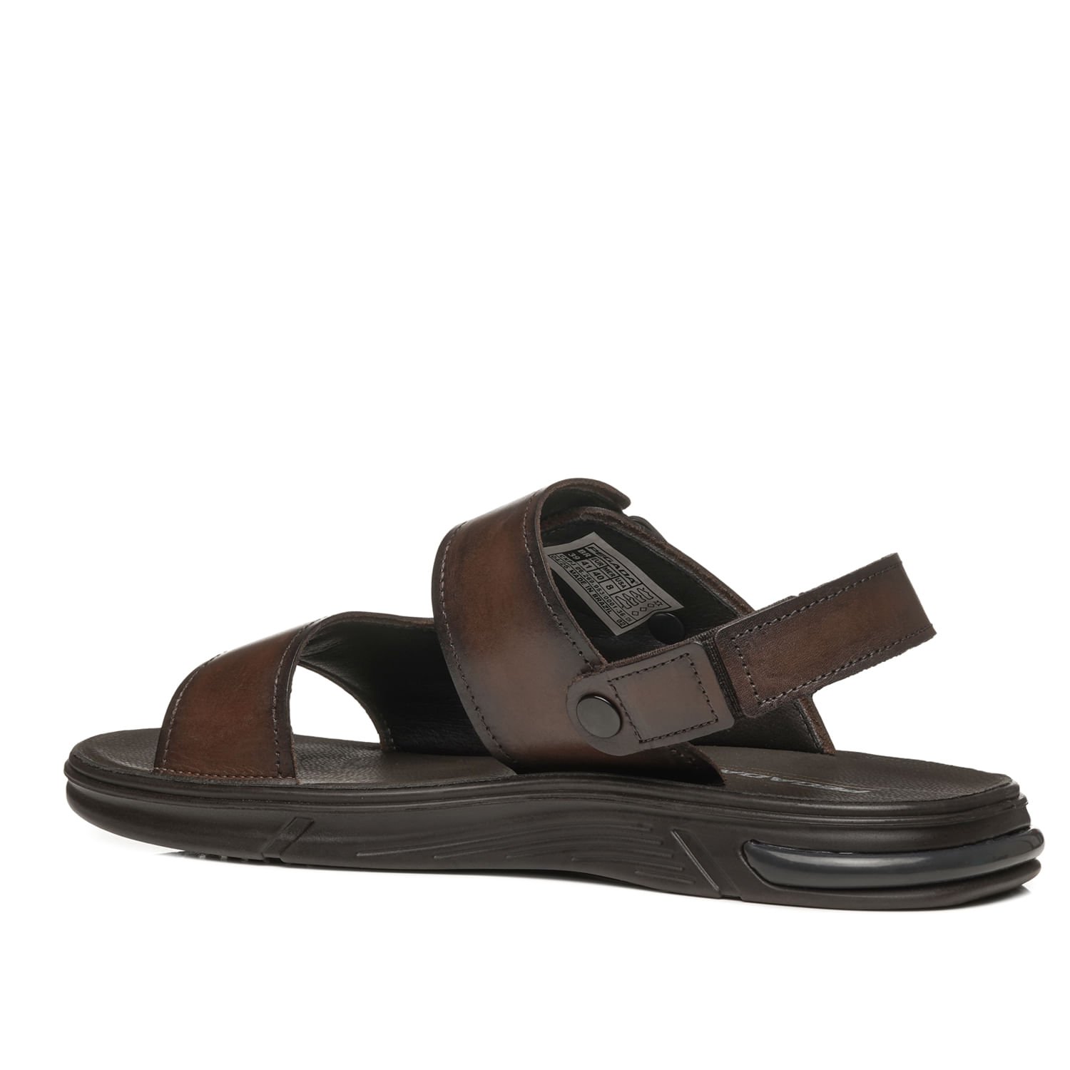 Sandália Pegada Masculino em Couro Pinhão 134401-01 Pinhão 4