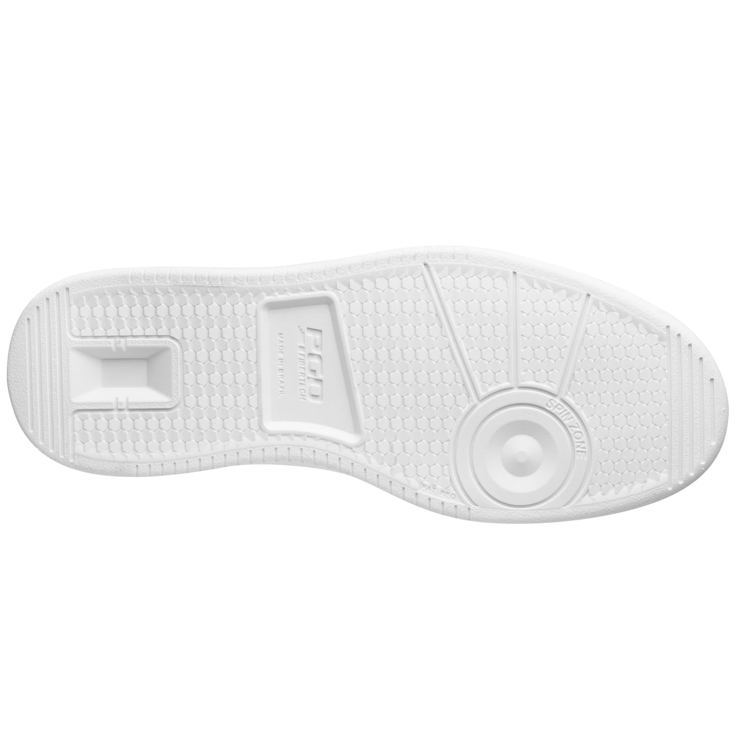 Sapatênis Pegada Masculino em Microfibra Branco 171907-01 Branco 5
