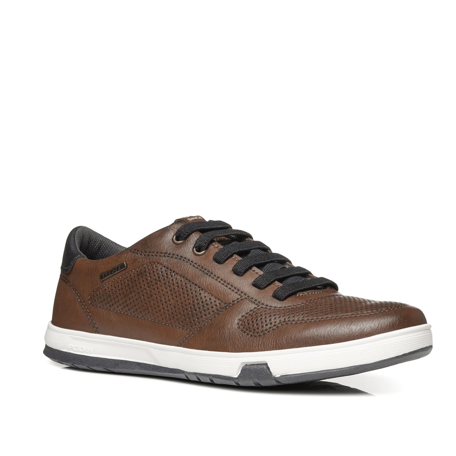 Sapatênis Pegada Masculino em Microfibra Pinhão 170428-08 Pinhão 3