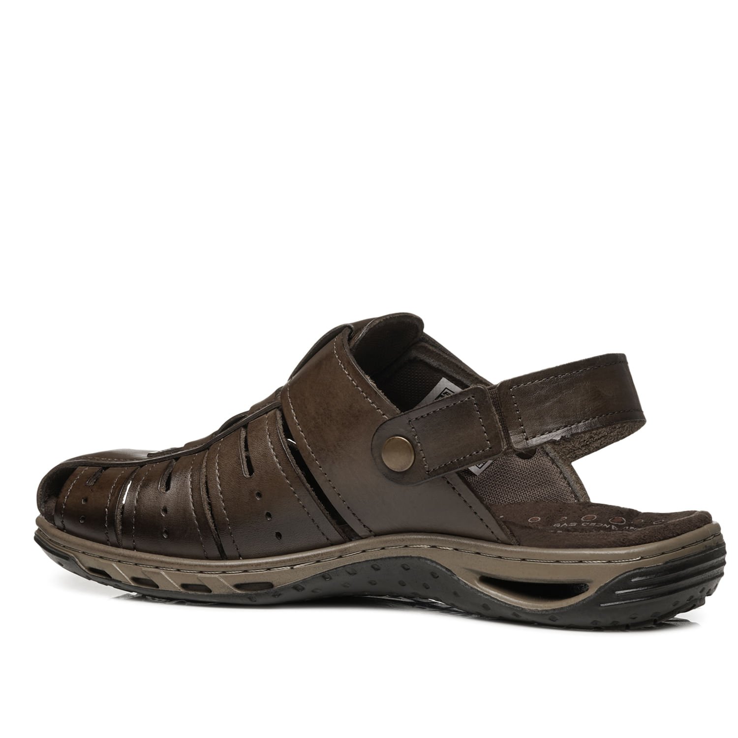 Sandália Pegada Masculino em Couro Cravo 131676-02 Cravo 4