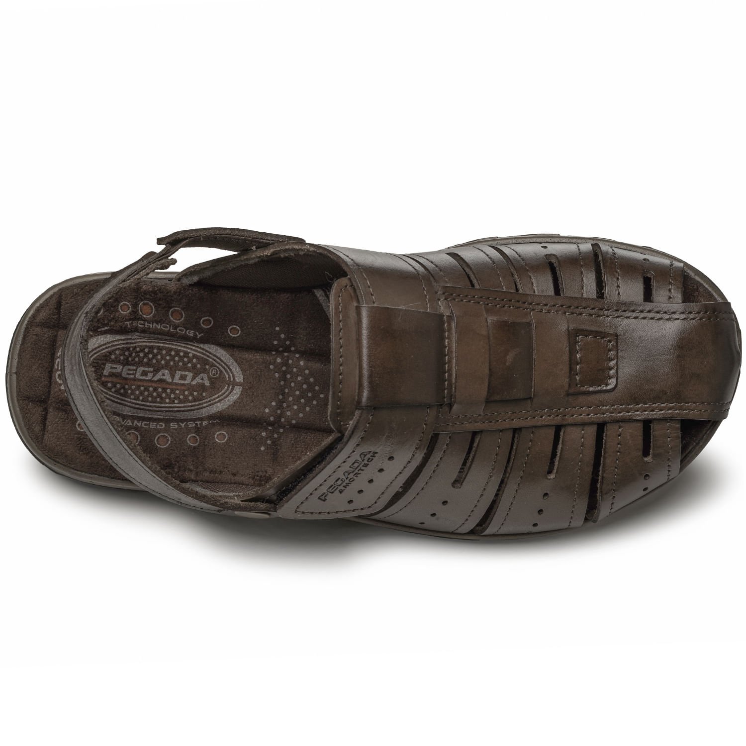 Sandália Pegada Masculino em Couro Cravo 131676-02 Cravo 7