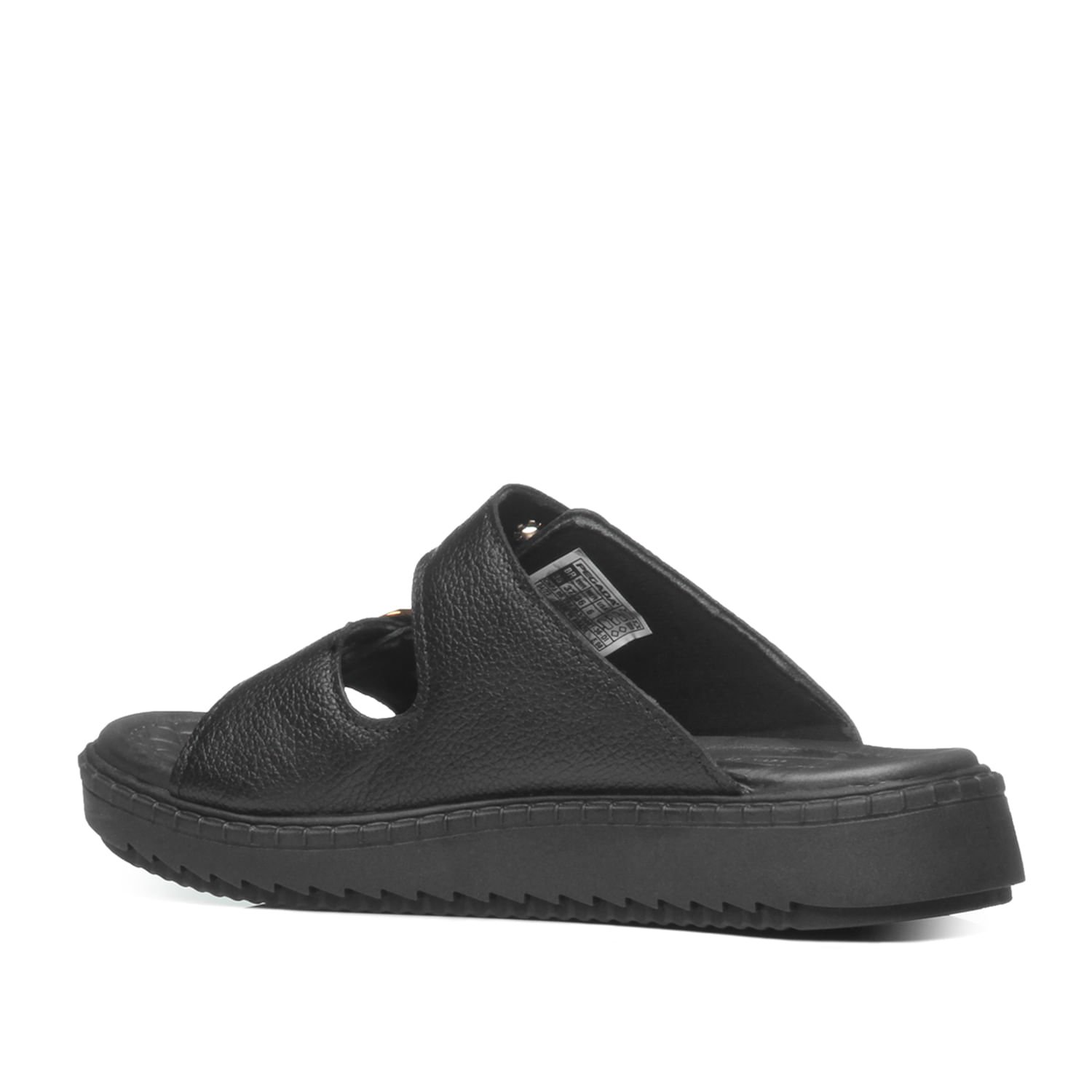 Chinelo Pegada Feminino em Couro Preto 233662-06 Preto 3