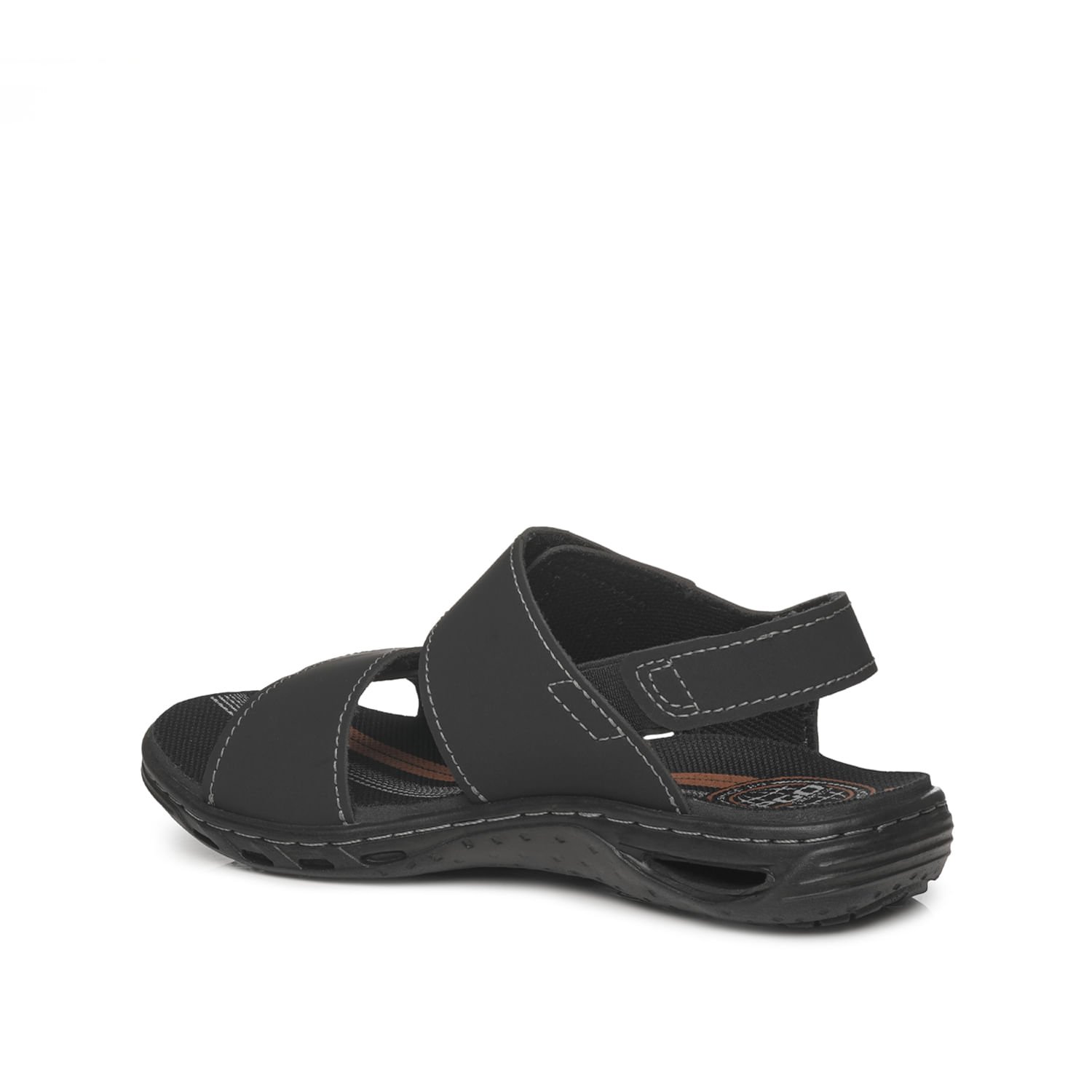 Sandália Pegada Infantil em Microfibra Preto 373208-05 Preto 4