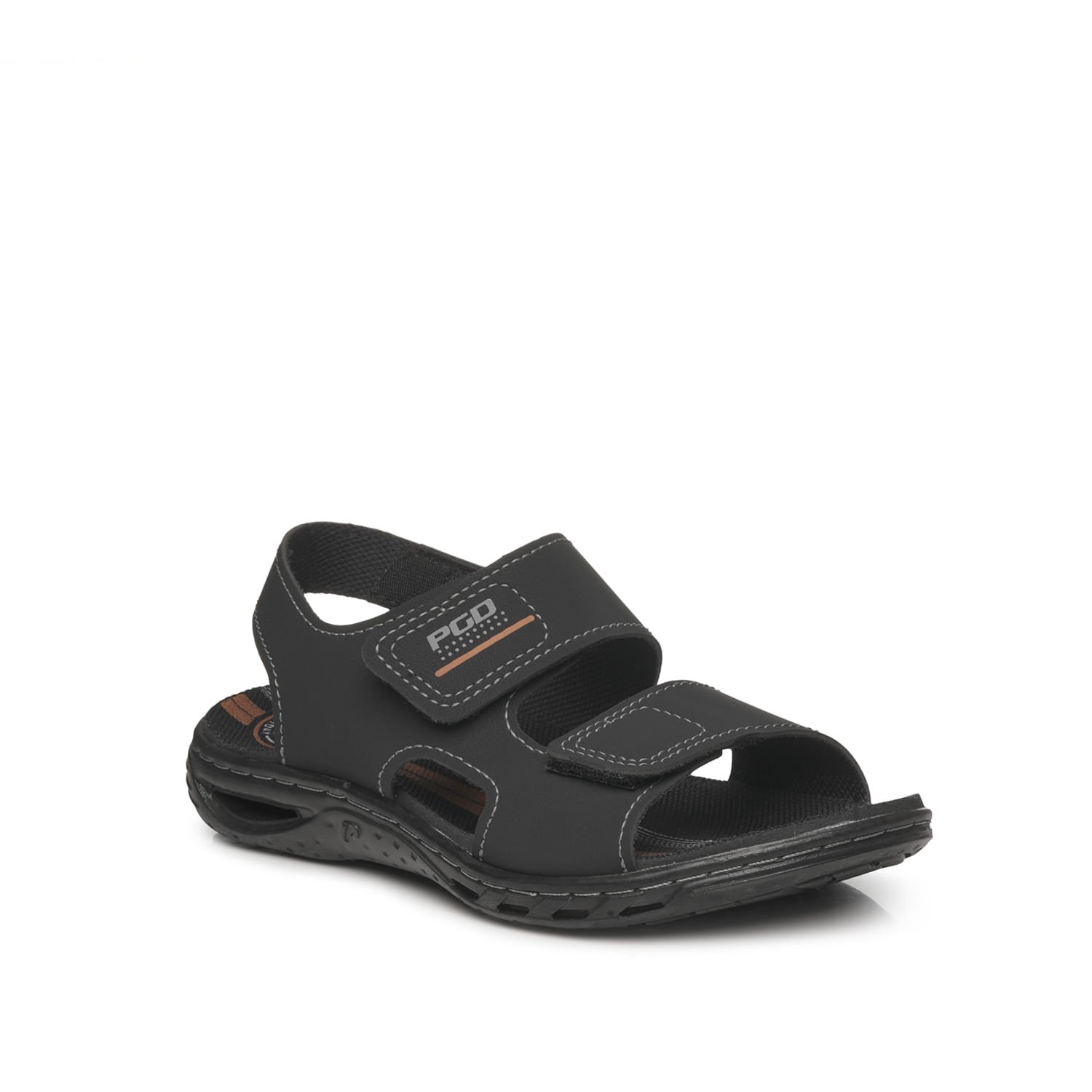 Sandália Pegada Infantil em Microfibra Preto 373208-05 Preto 3