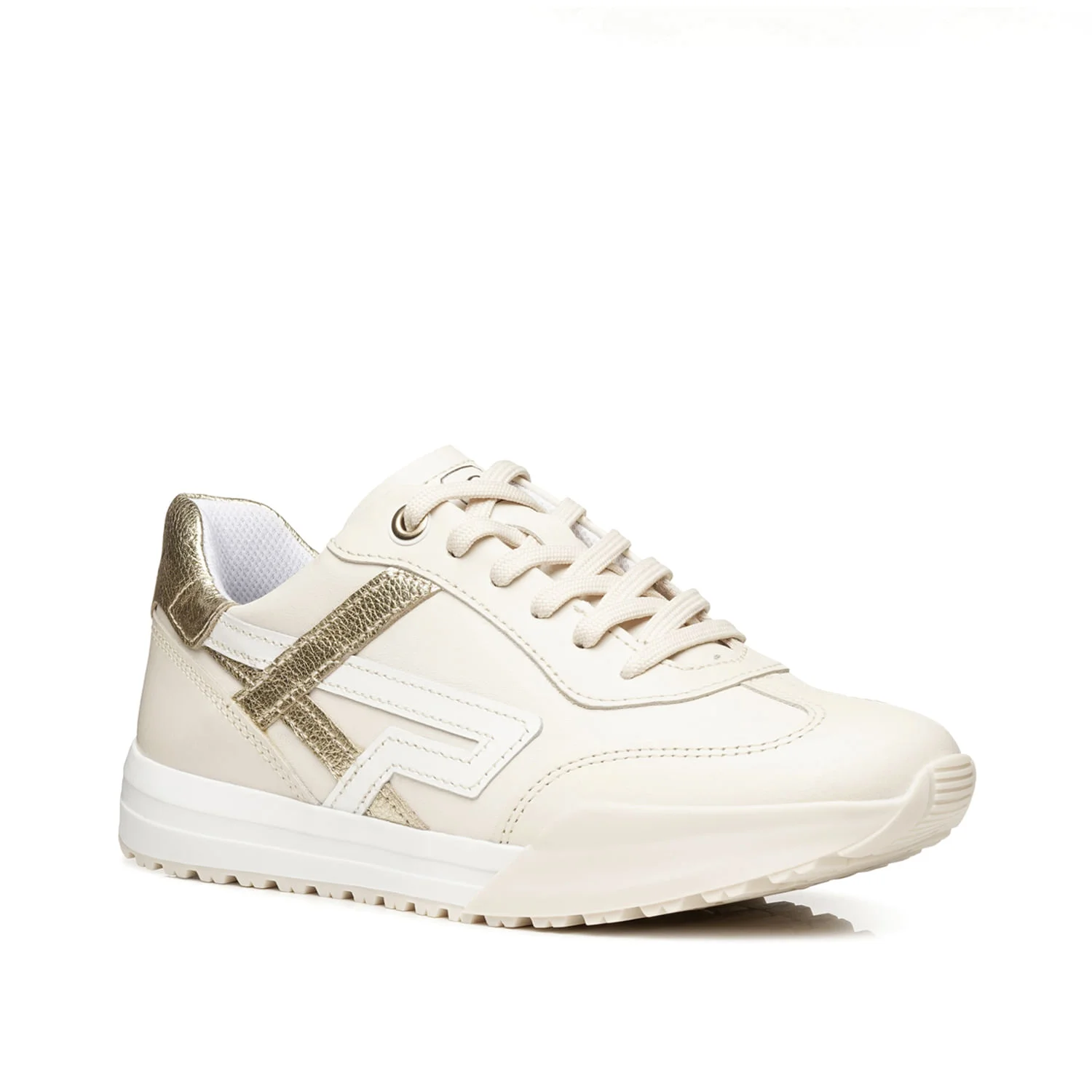 Tênis Pegada Feminino em Couro Milk 213001-02 Bege 3