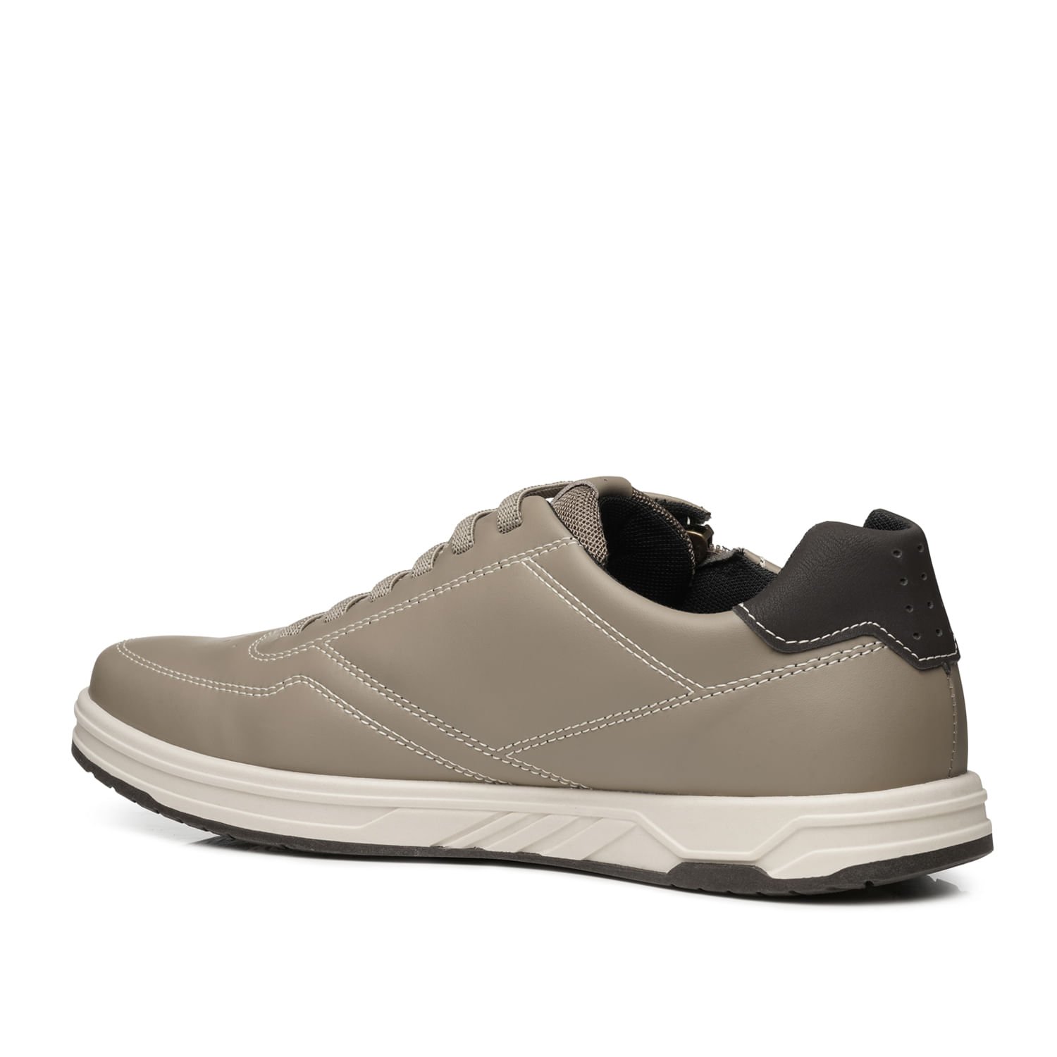 Sapatênis Pegada Masculino em Microfibra Areia 172005-03 Areia 4