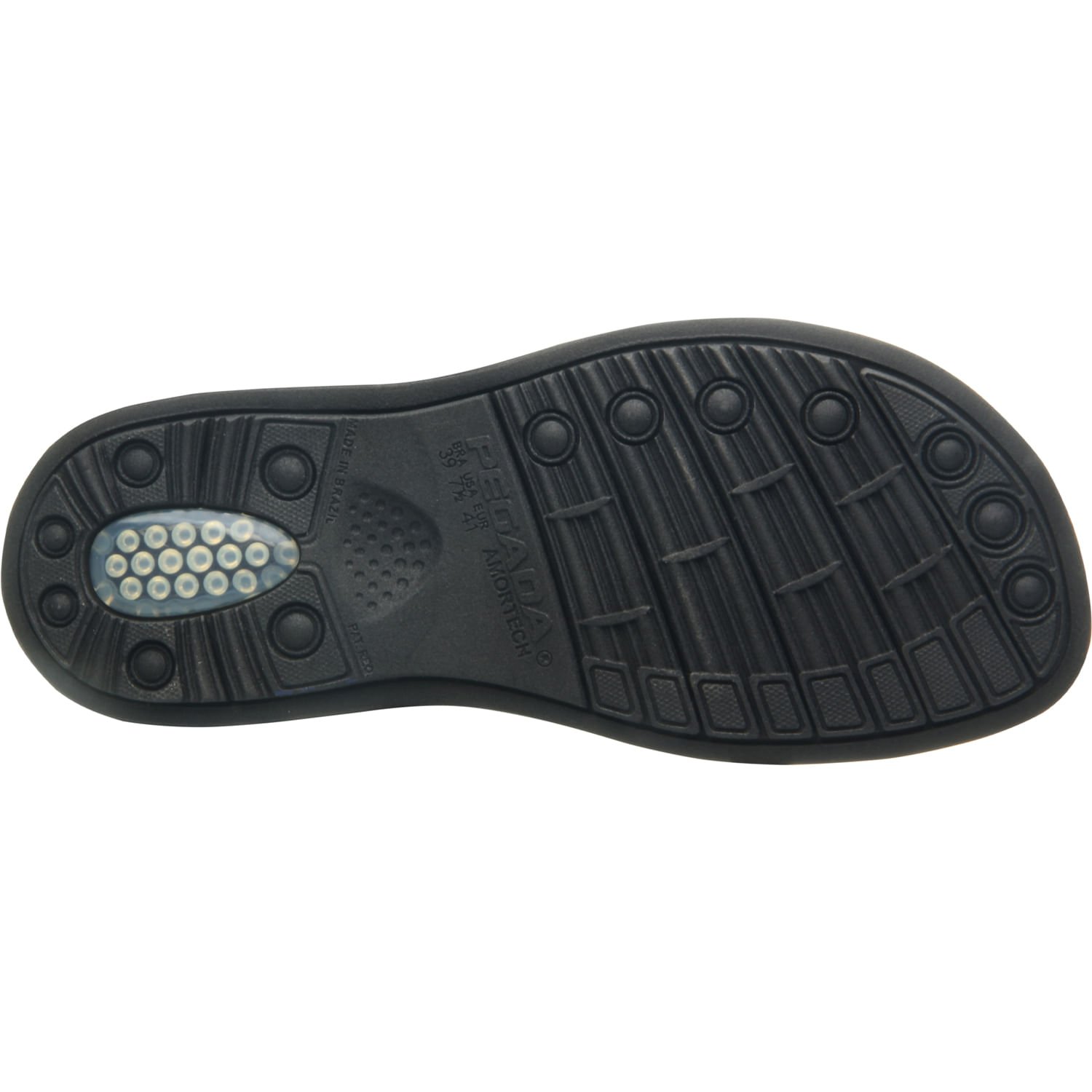 Sandália Pegada Masculino em Couro Preto 131288-03 Preto 5
