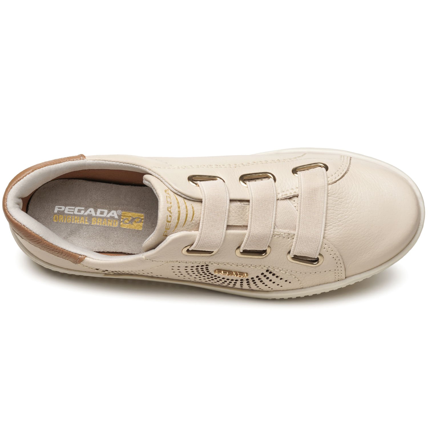 Tênis Pegada Feminino em Couro Off White 211802-02 Off White 6