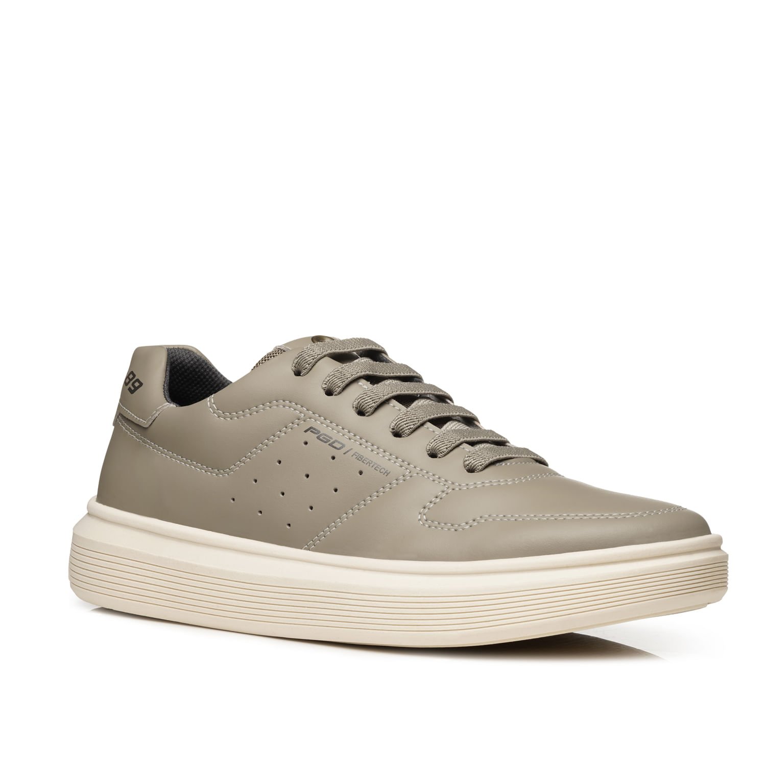 Sapatênis Pegada Masculino em Microfibra Areia 172108-03 Areia 3