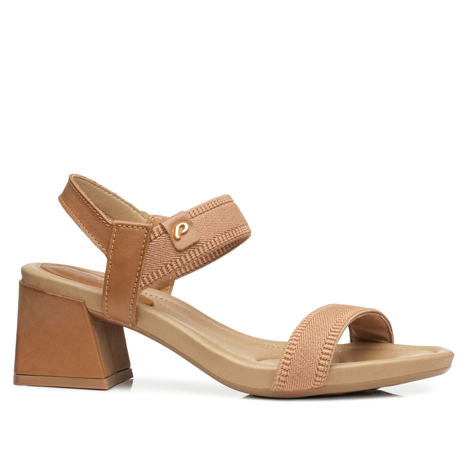 Sandália Pegada Feminino em Couro Nutela 234301-03