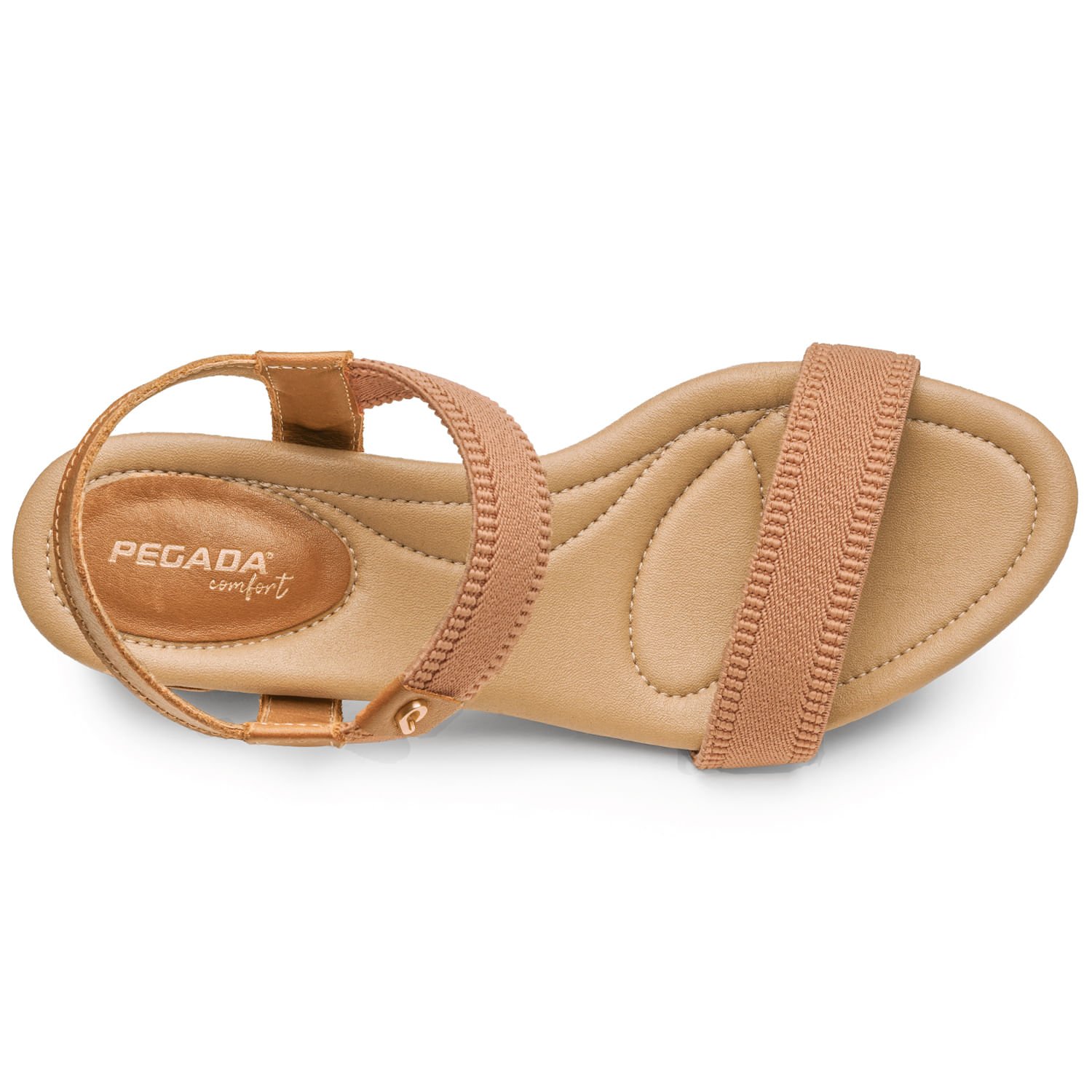 Sandália Pegada Feminino em Couro Nutela 234301-03 Marrom 5