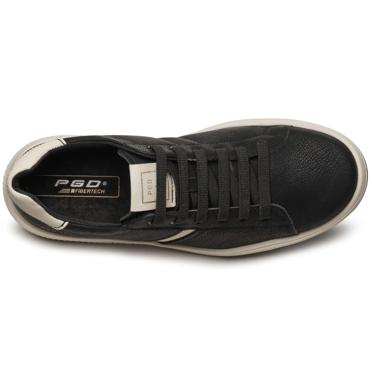 Sapatênis Pegada Masculino em Microfibra Preto 172402-07 Preto 5