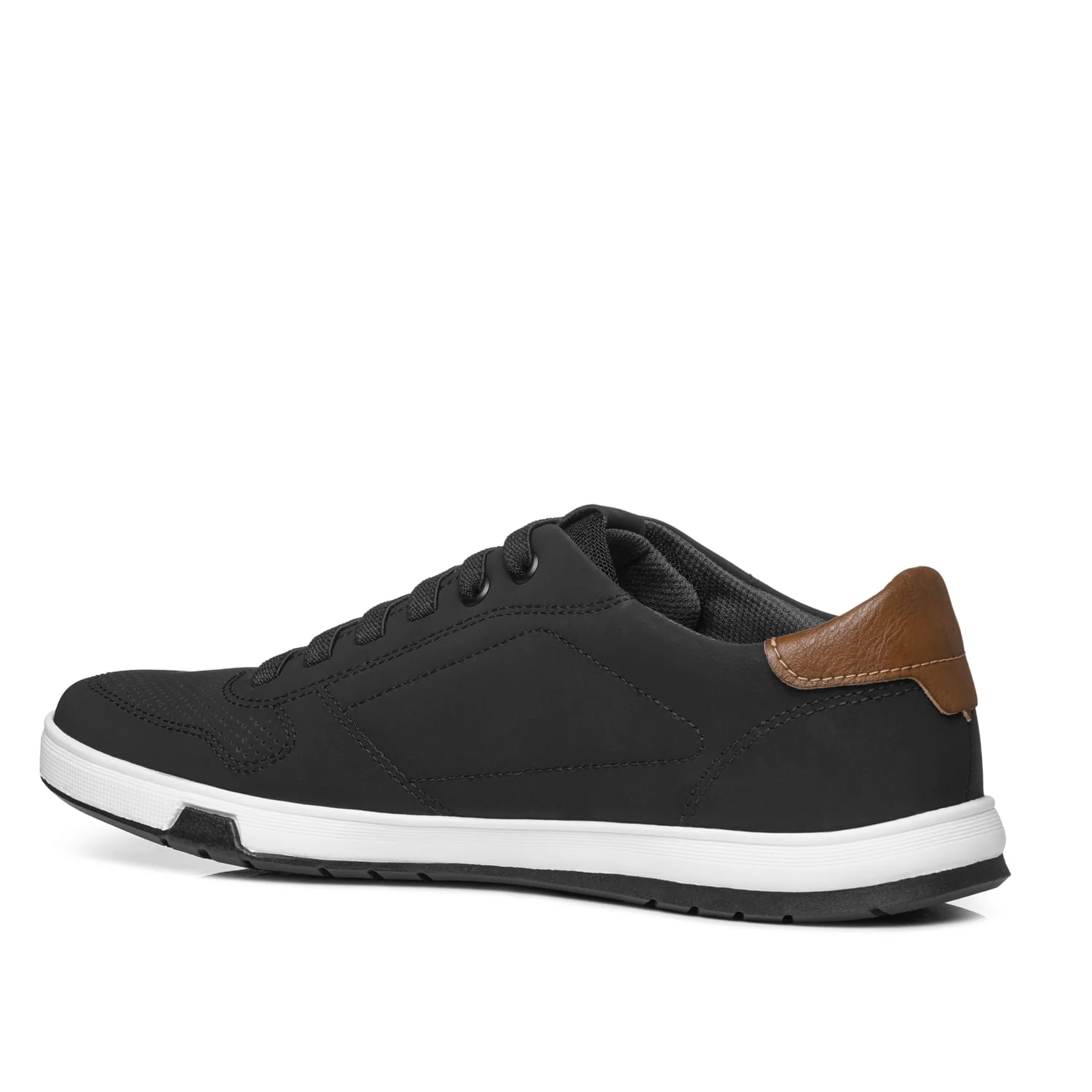 Sapatênis Pegada Masculino em Microfibra Preto 170428-07 Preto 3