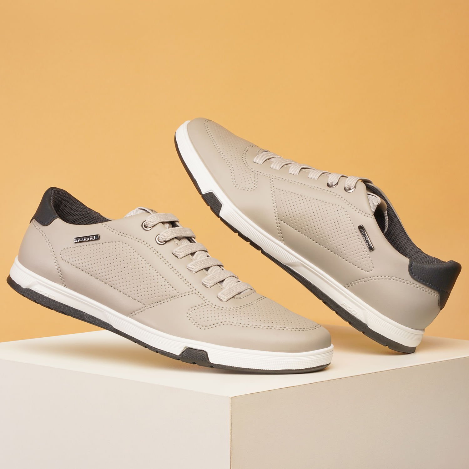 Sapatênis Pegada Masculino em Microfibra Silver 170428-04 Cinza 2