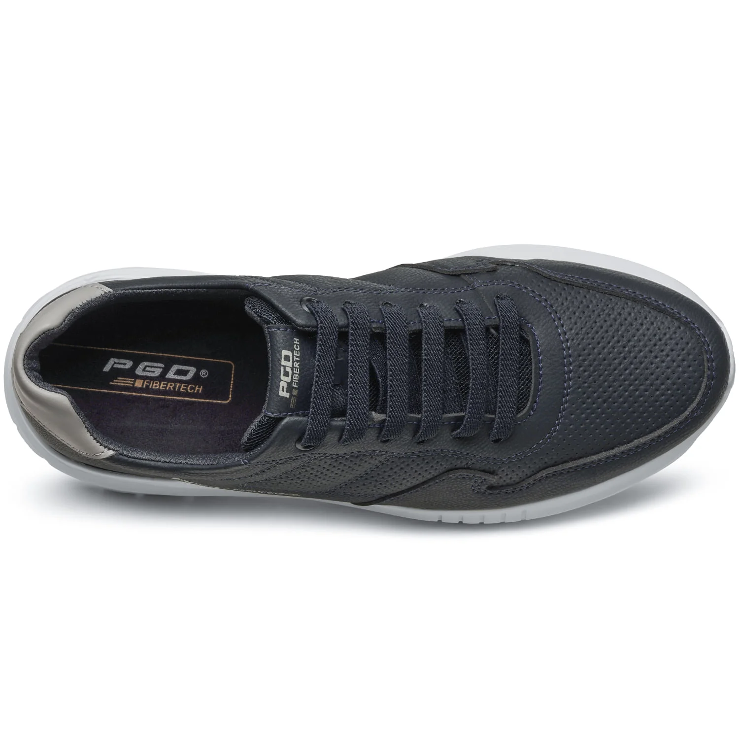 Sapatênis Pegada Masculino em Microfibra Marinho 172601-07 Marinho 6