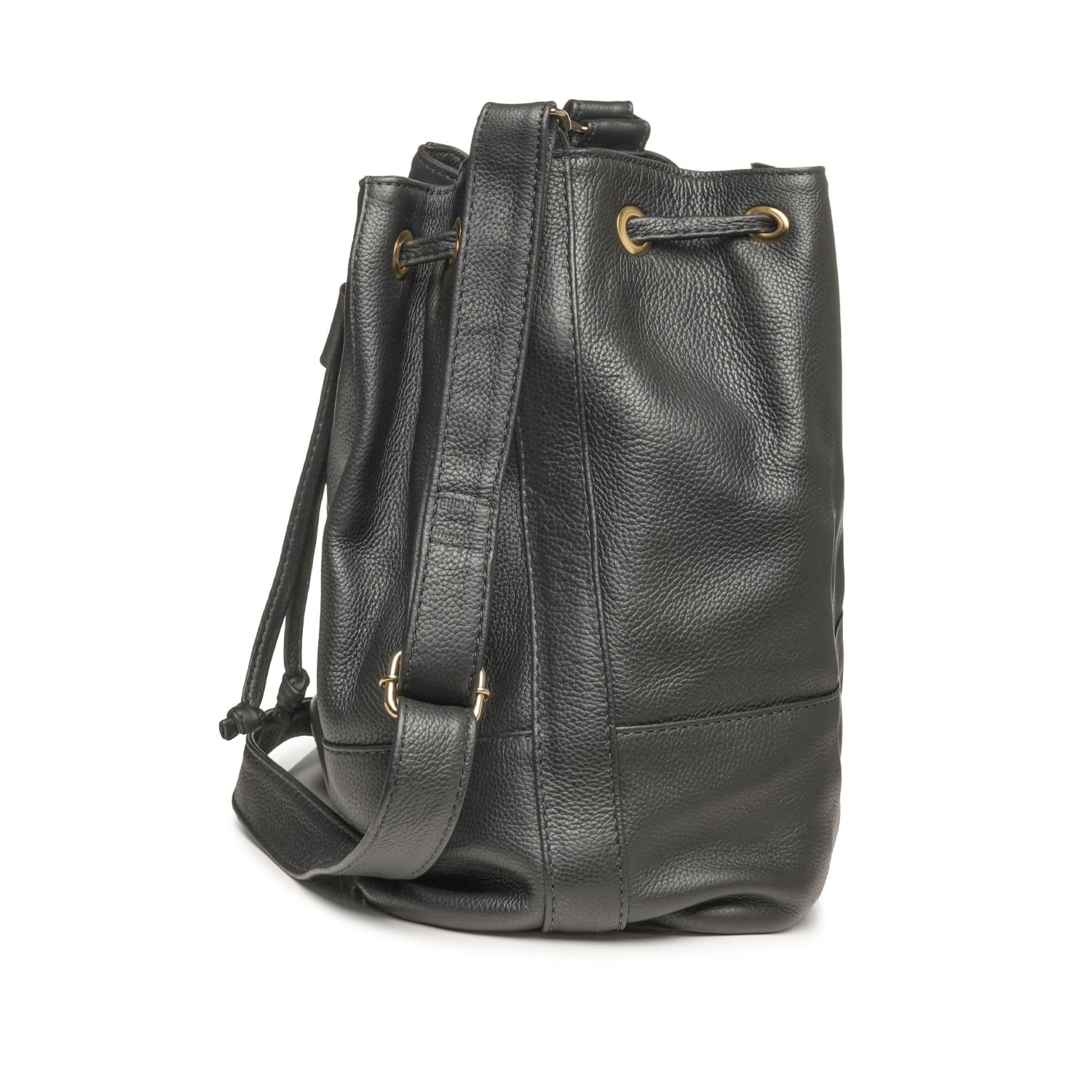 Bolsa Pegada Feminina Hobo em Couro Preto BO210008-01 Preto 2