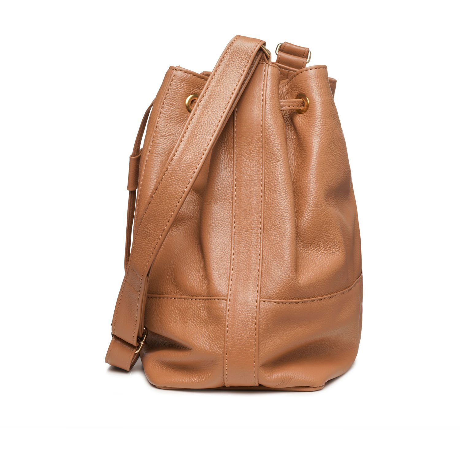 Bolsa Pegada Feminina Hobo em Couro Caramelo BO210008-02 Caramelo 2