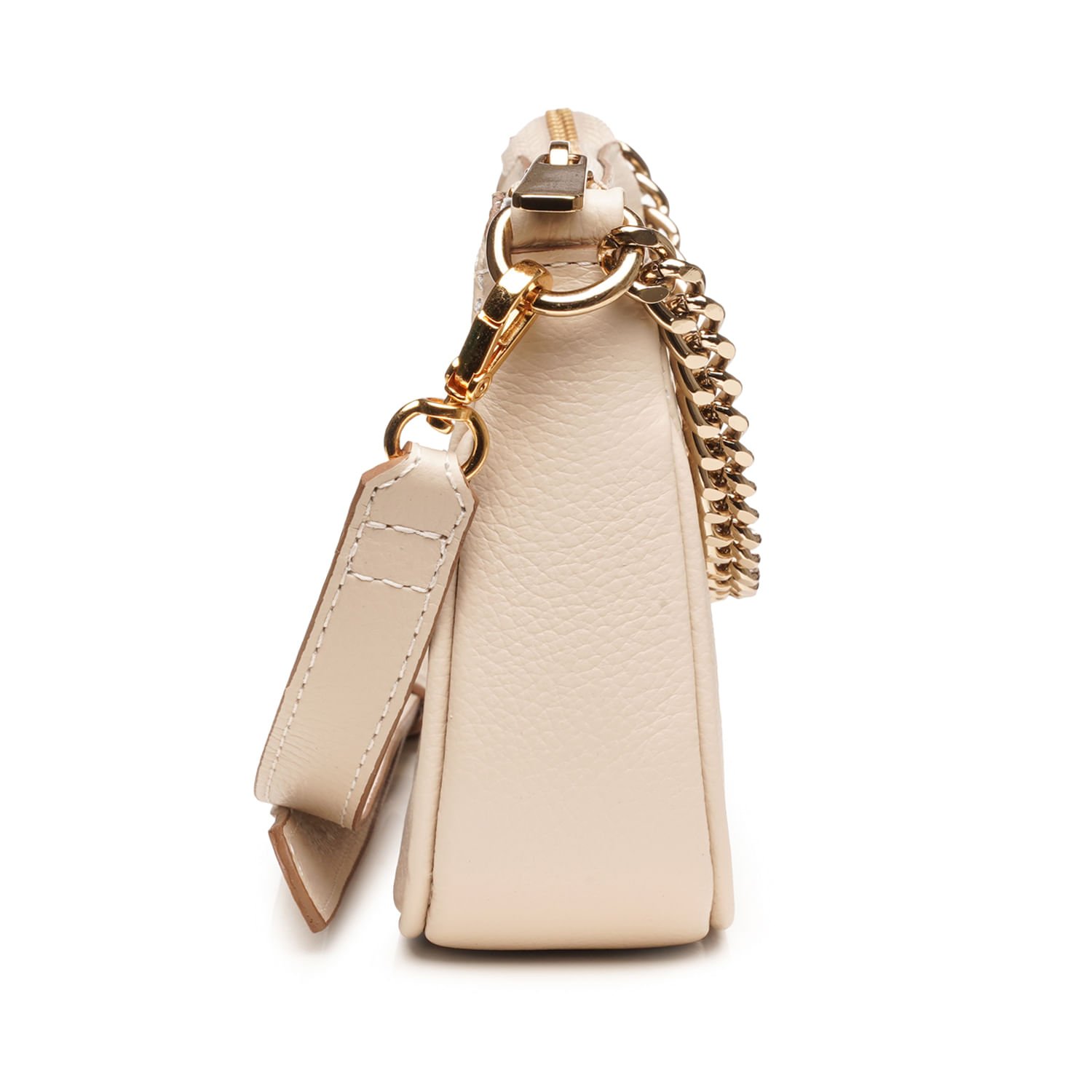 Bolsa Pegada Feminina Tiracolo em Couro Off White BO210009-03 Off White 2