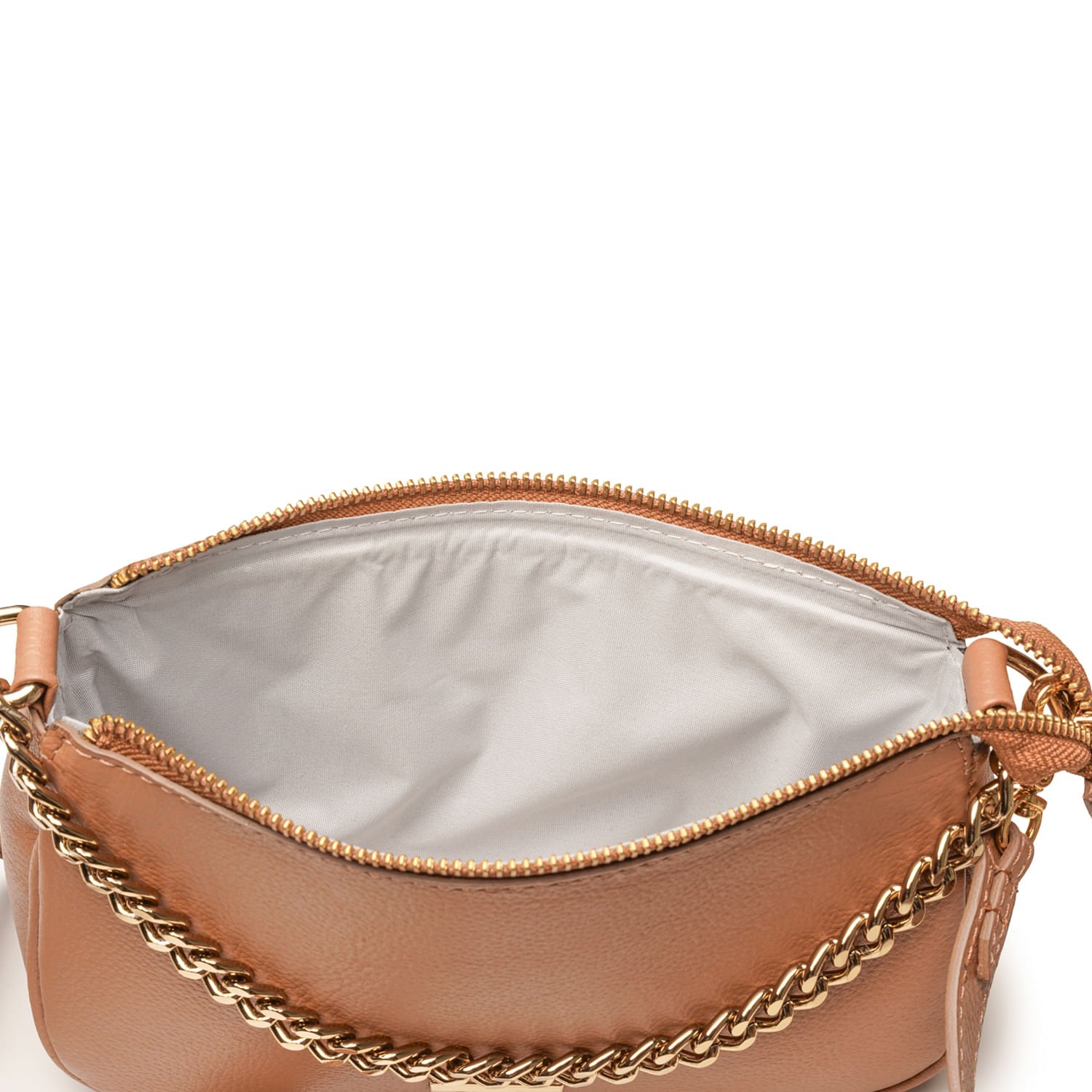 Bolsa Pegada Feminina Tiracolo em Couro Caramelo BO210009-02 Caramelo 4