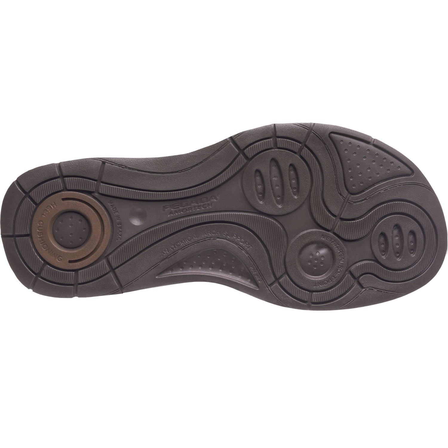 Chinelo Pegada Masculino em Couro Cravo 134551-02 Cravo 6