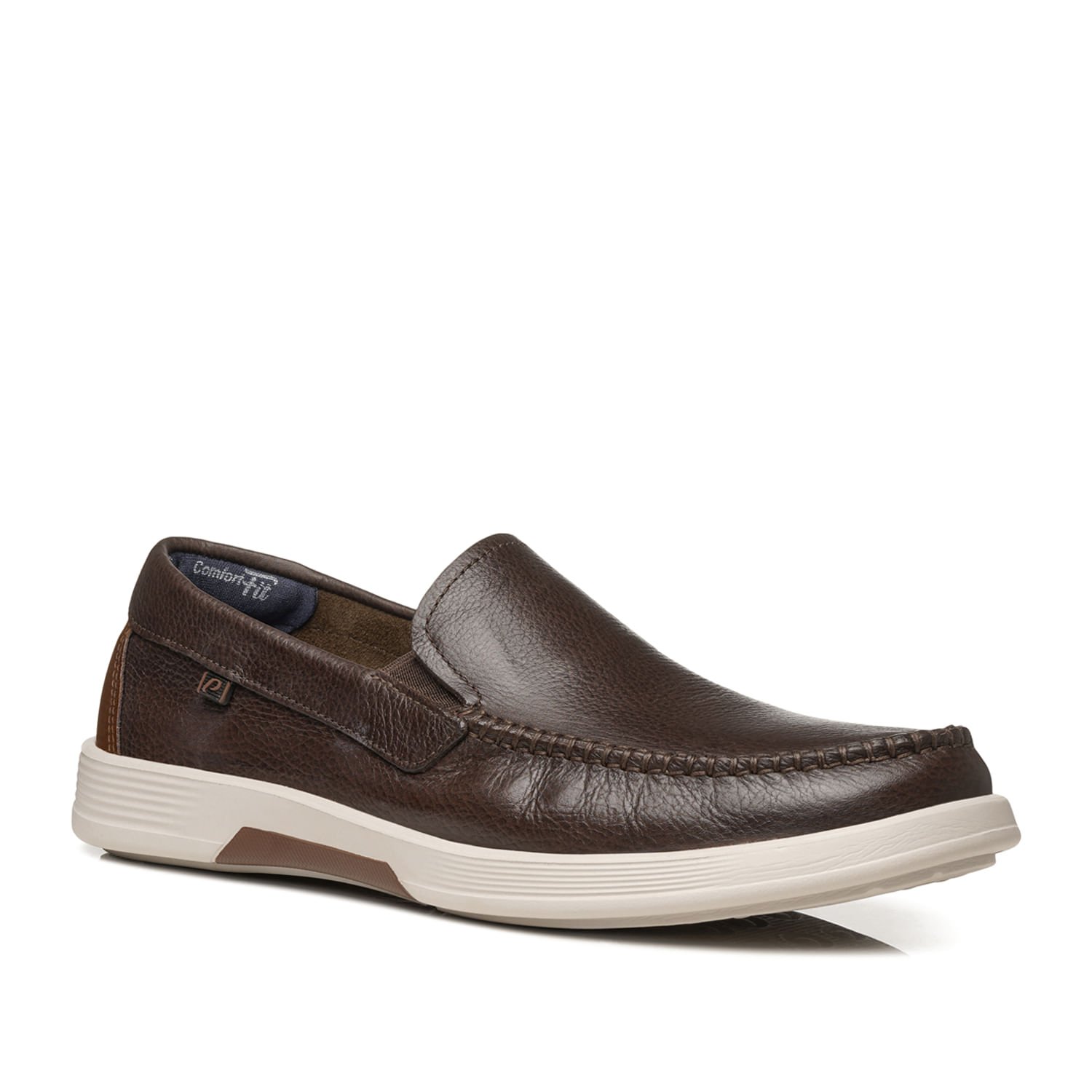 Mocassim Pegada Masculino em Couro Coffe 142304-03 Marrom 2