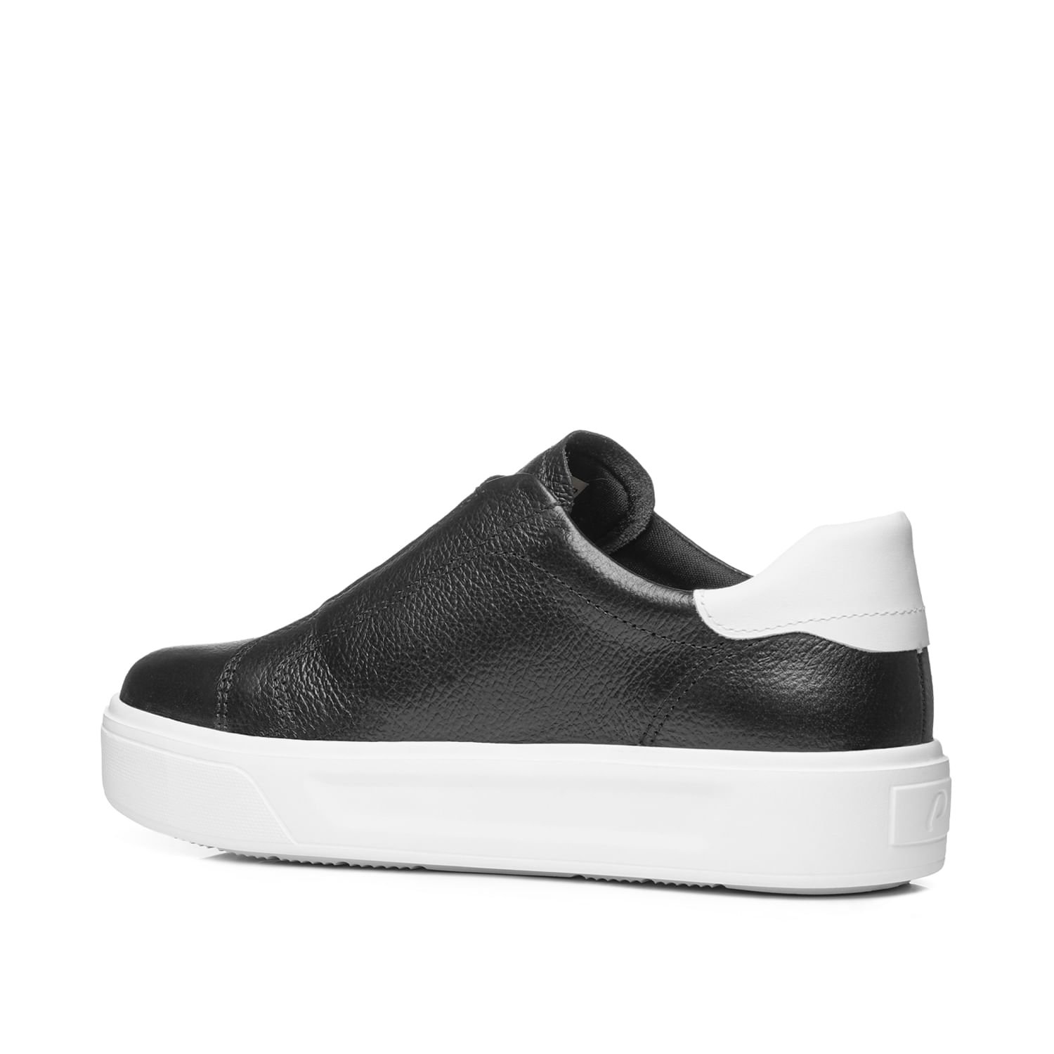 Tênis Pegada Feminino em Couro Preto 211218-04 Preto 4