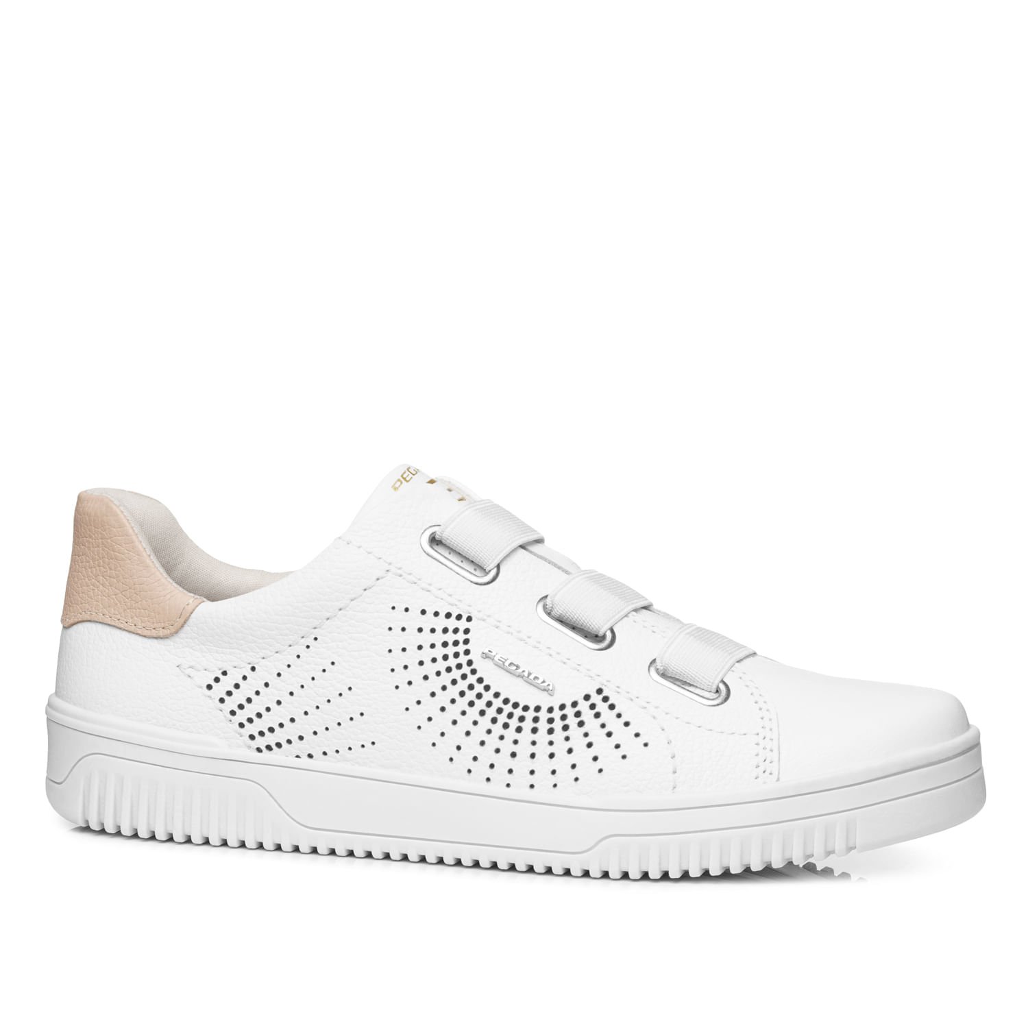 Tênis Pegada Feminino em Couro Branco 211802-01 Branco 1