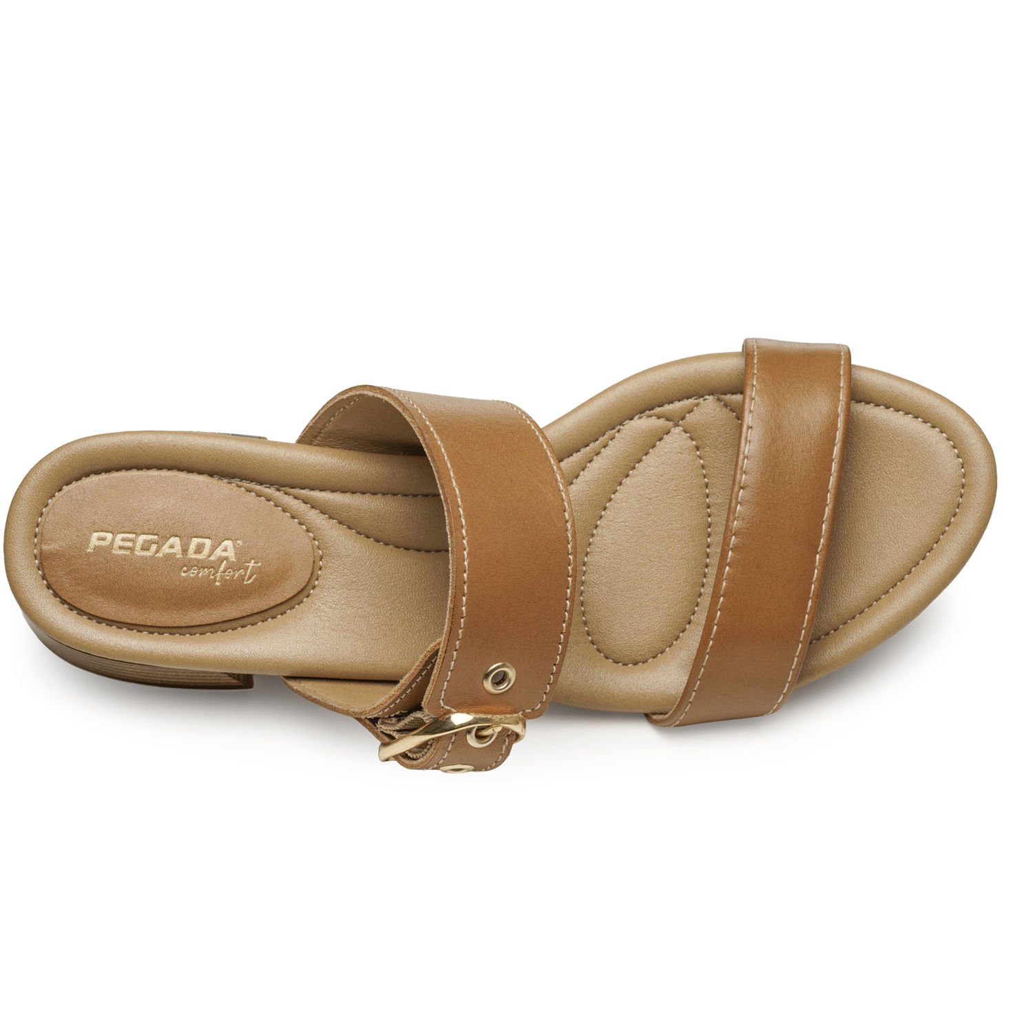 Sandália Pegada Feminino em Couro Camel 234606-03 Camel 5