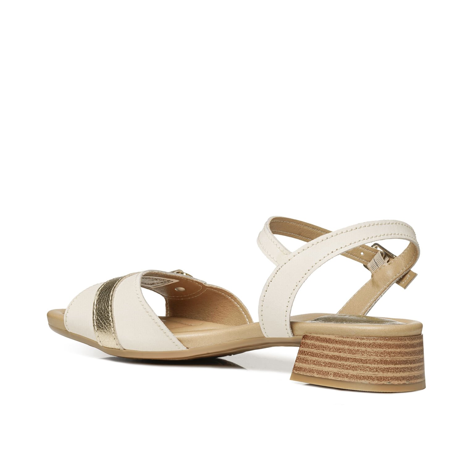 Sandália Pegada Feminino em Couro Milk 234607-05 Milk 3