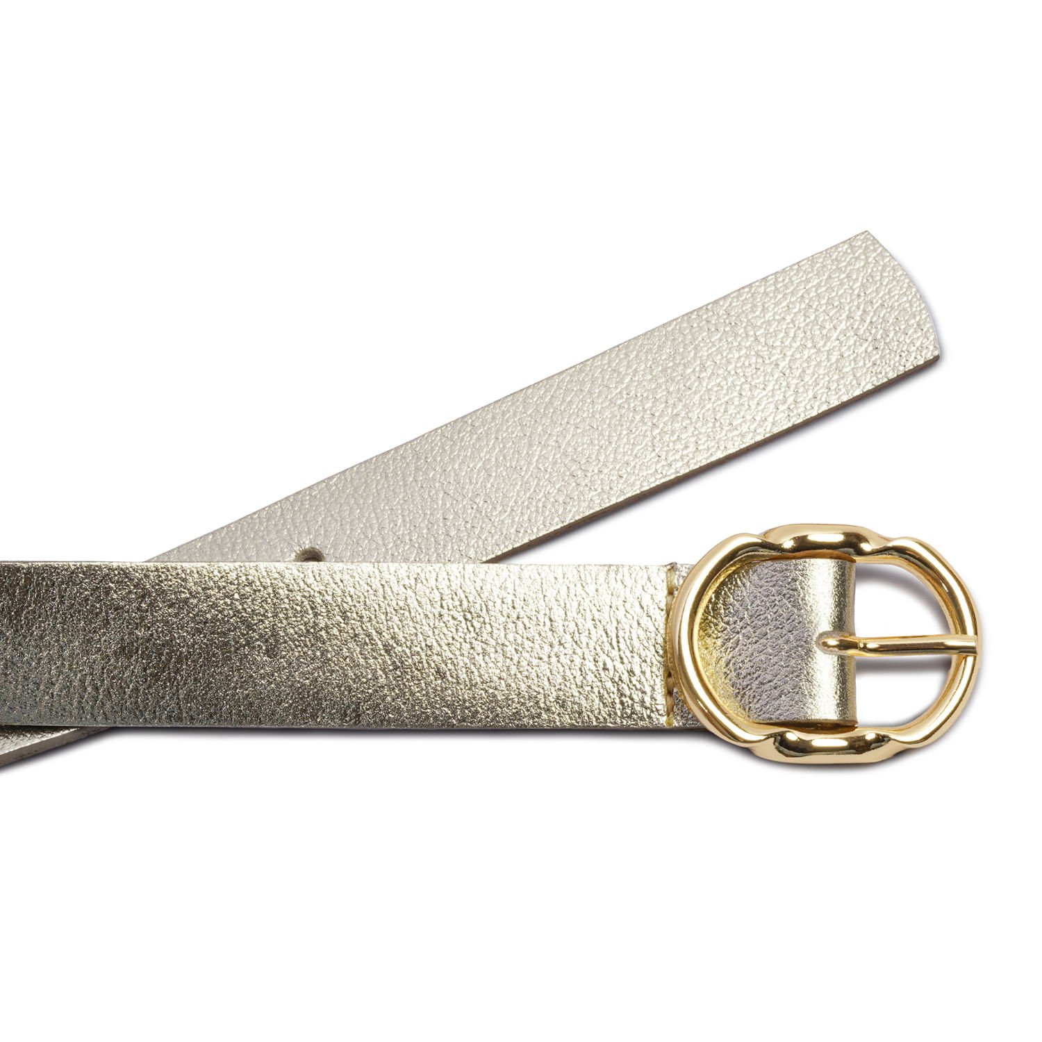 Cinto Pegada Feminino em Couro Ouro CI001212-04 Prata 3