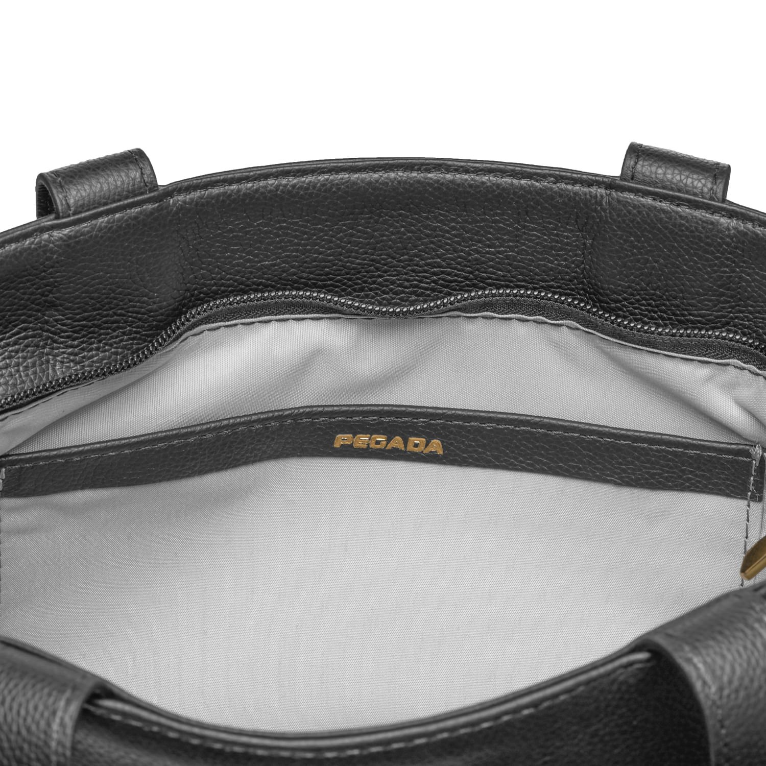 Bolsa Pegada Feminina Shopping em Couro Preto BO210014-01 Preto 2