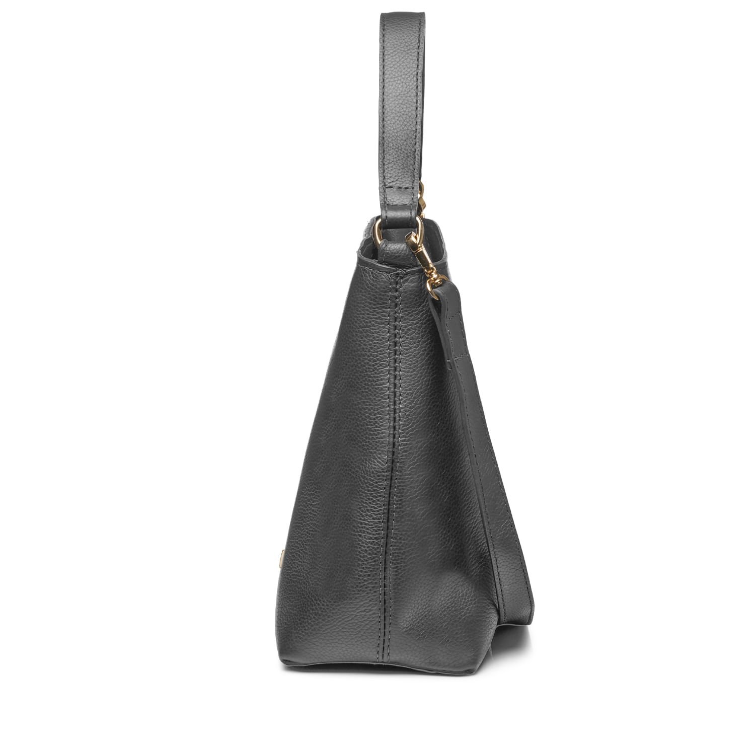 Bolsa Pegada Feminina Tote em Couro Preto BO210011-01 Preto 2
