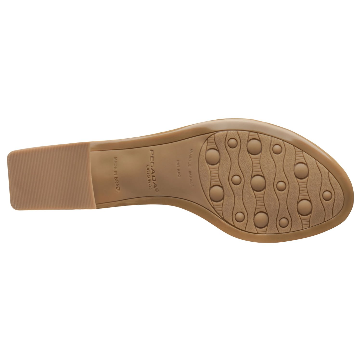 Sandália Pegada Feminino em Couro Telha 234306-04 Telha 4