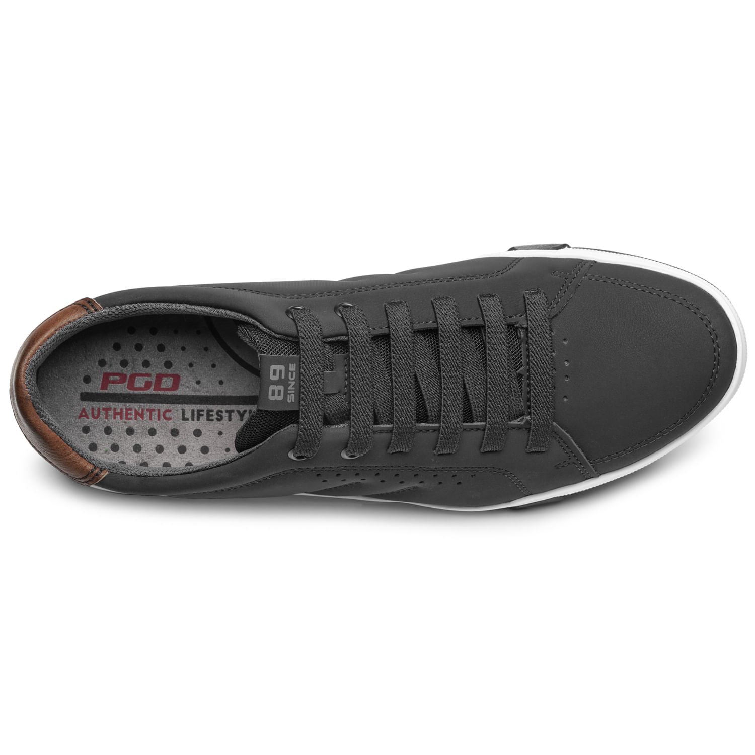 Tênis Casual Pegada Infantil em Microfibra Preto 370425-06 Preto 5