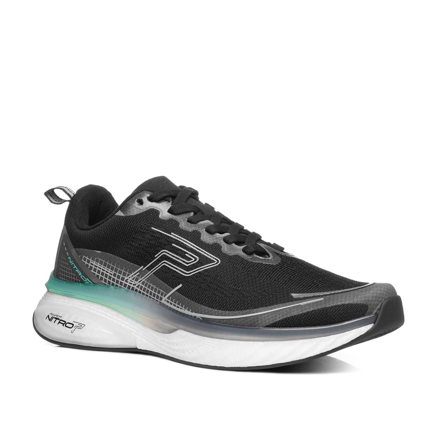 Tênis Esportivo Pegada Masculino em Tecido Preto 191003-04 Preto 3