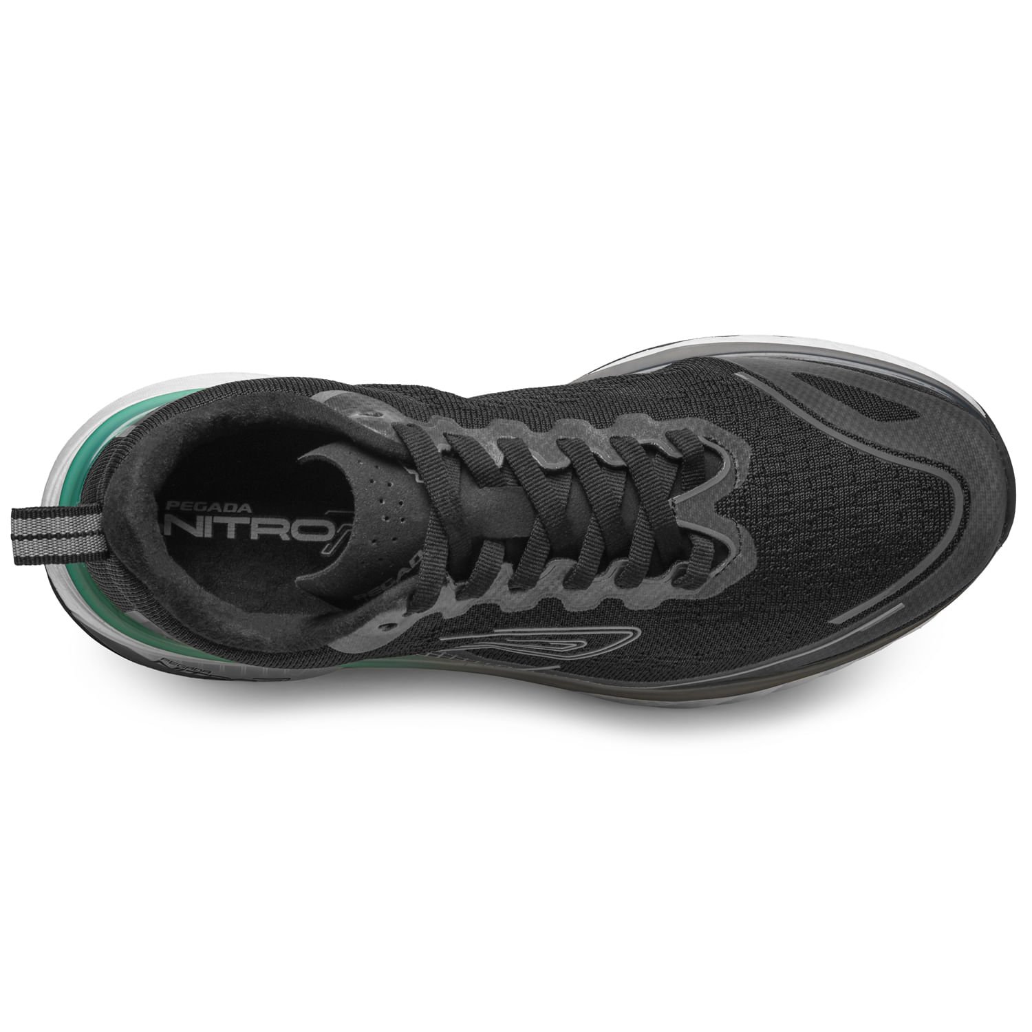 Tênis Esportivo Pegada Masculino em Tecido Preto 191003-04 Preto 6