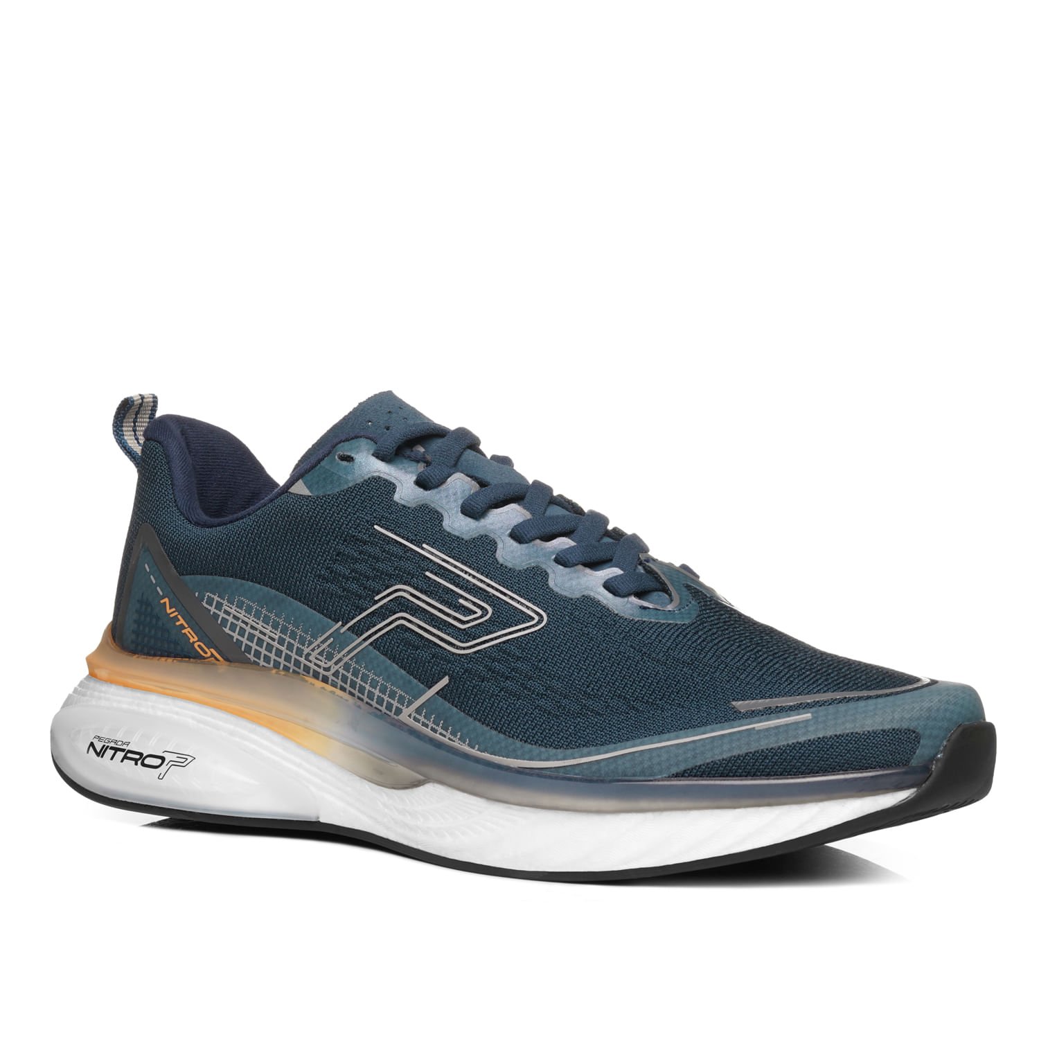 Tênis Esportivo Pegada Masculino em Tecido Marinho 191003-02 Marinho 2