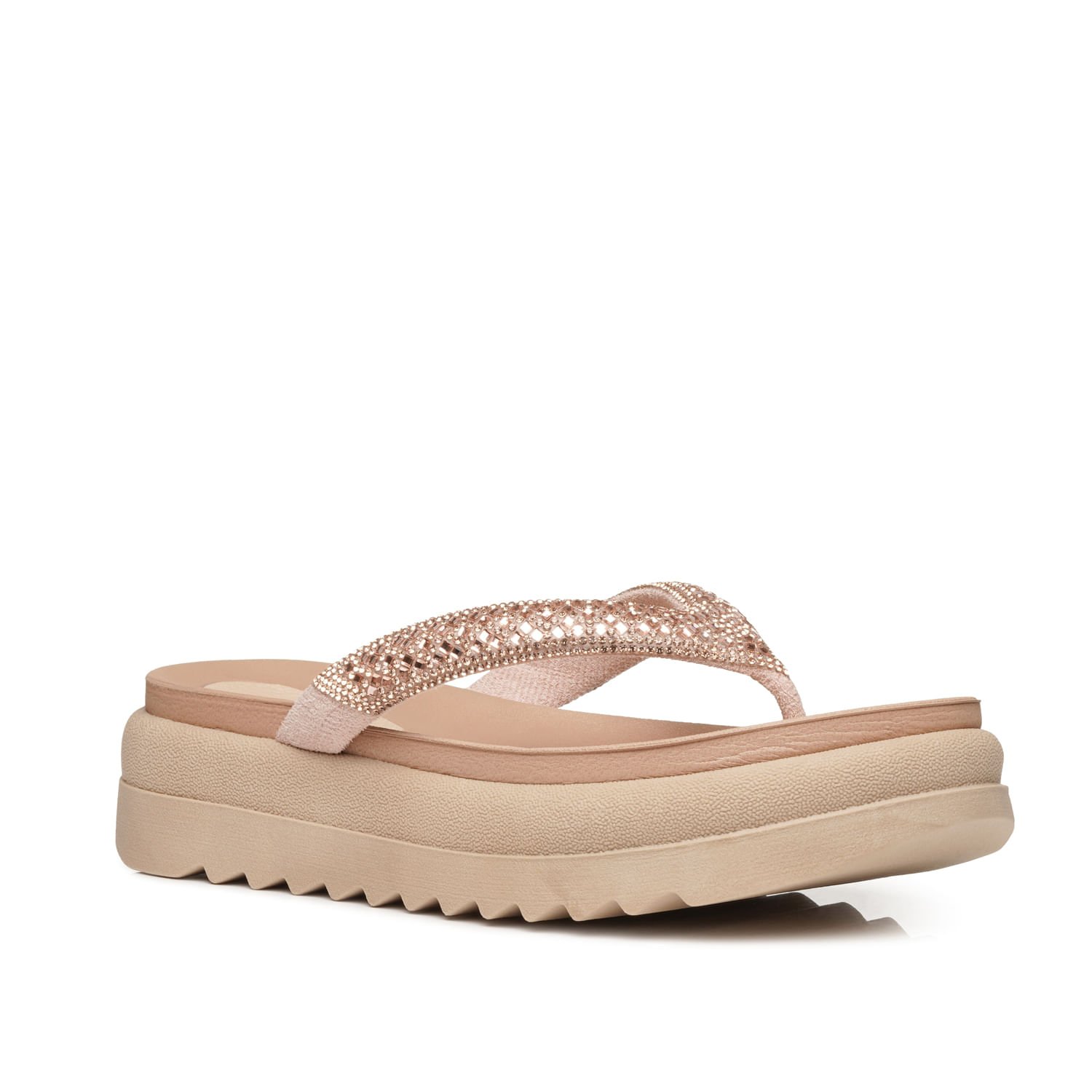 Chinelo Pegada Feminino em Couro Cristal 234455-02 Cristal 3