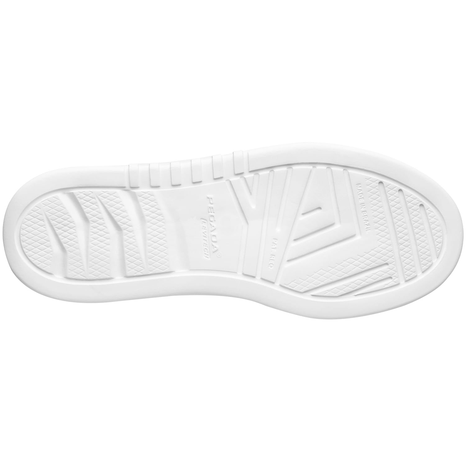 Tênis Pegada Feminino em Couro Branco 213105-02 Branco/Dourado 6