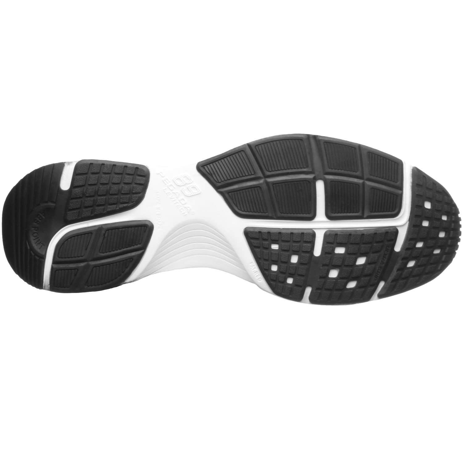 Tênis Esportivo Pegada Masculino em Tecido Branco 190605-01 Branco 5