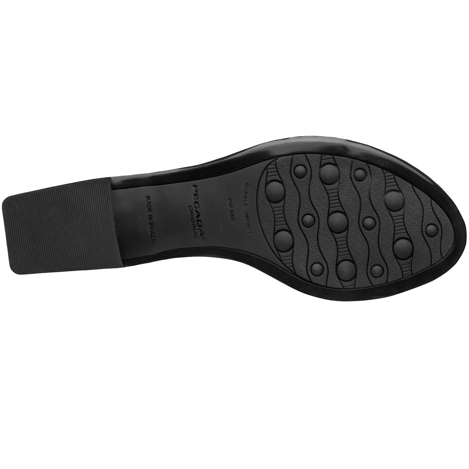 Sandália Pegada Feminino em Couro Preto 234306-03 Preto 4