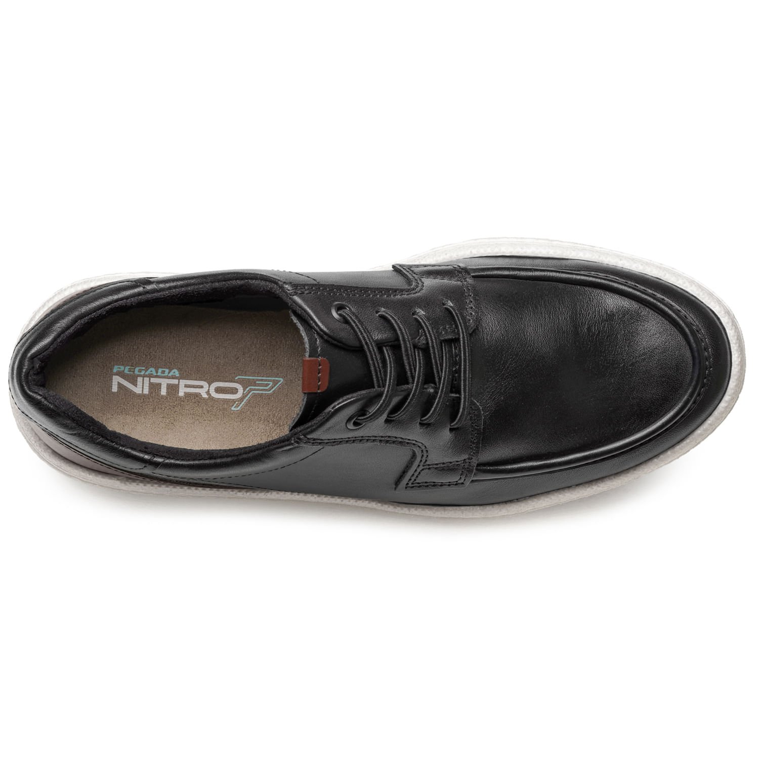 Tênis Casual Pegada Masculino em Couro Preto 112002-01 Preto 6