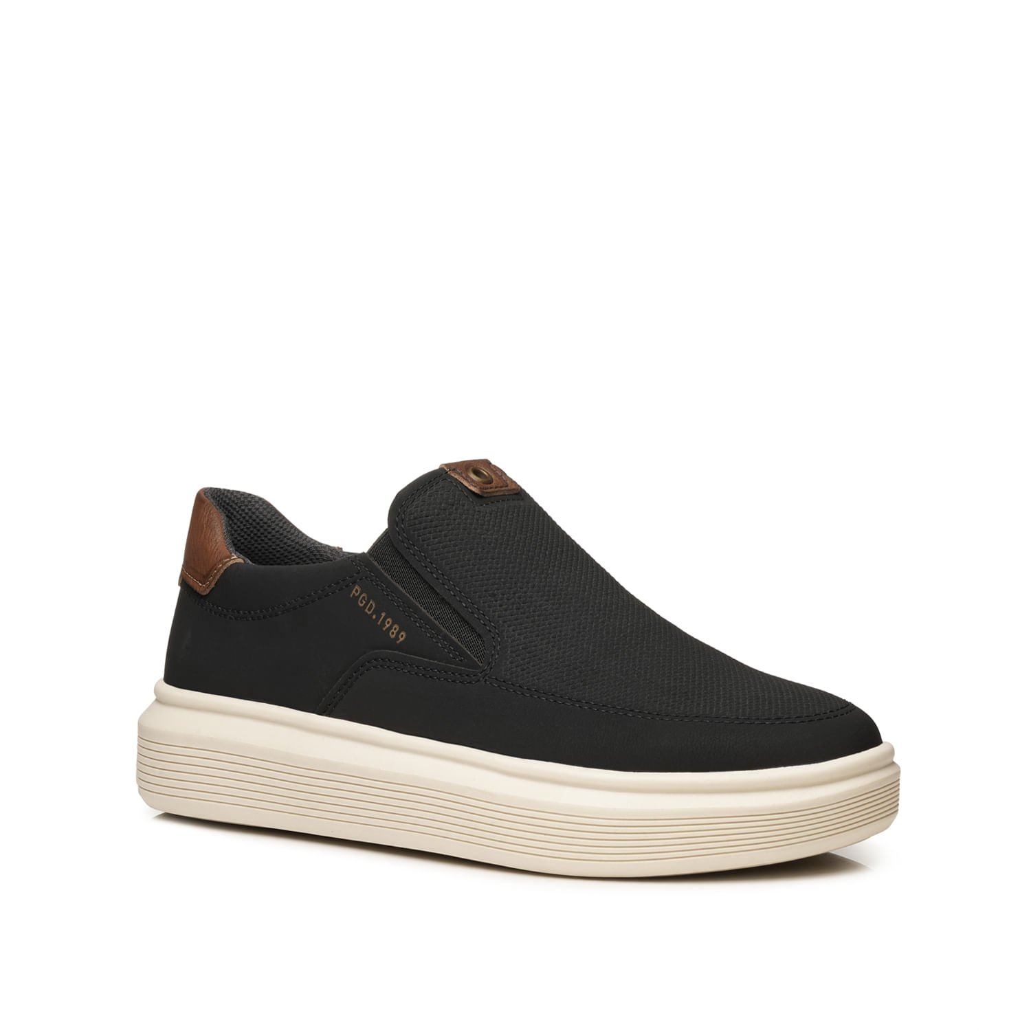 Tênis Casual Pegada Infantil em Microfibra Preto 372106-04 Preto 3