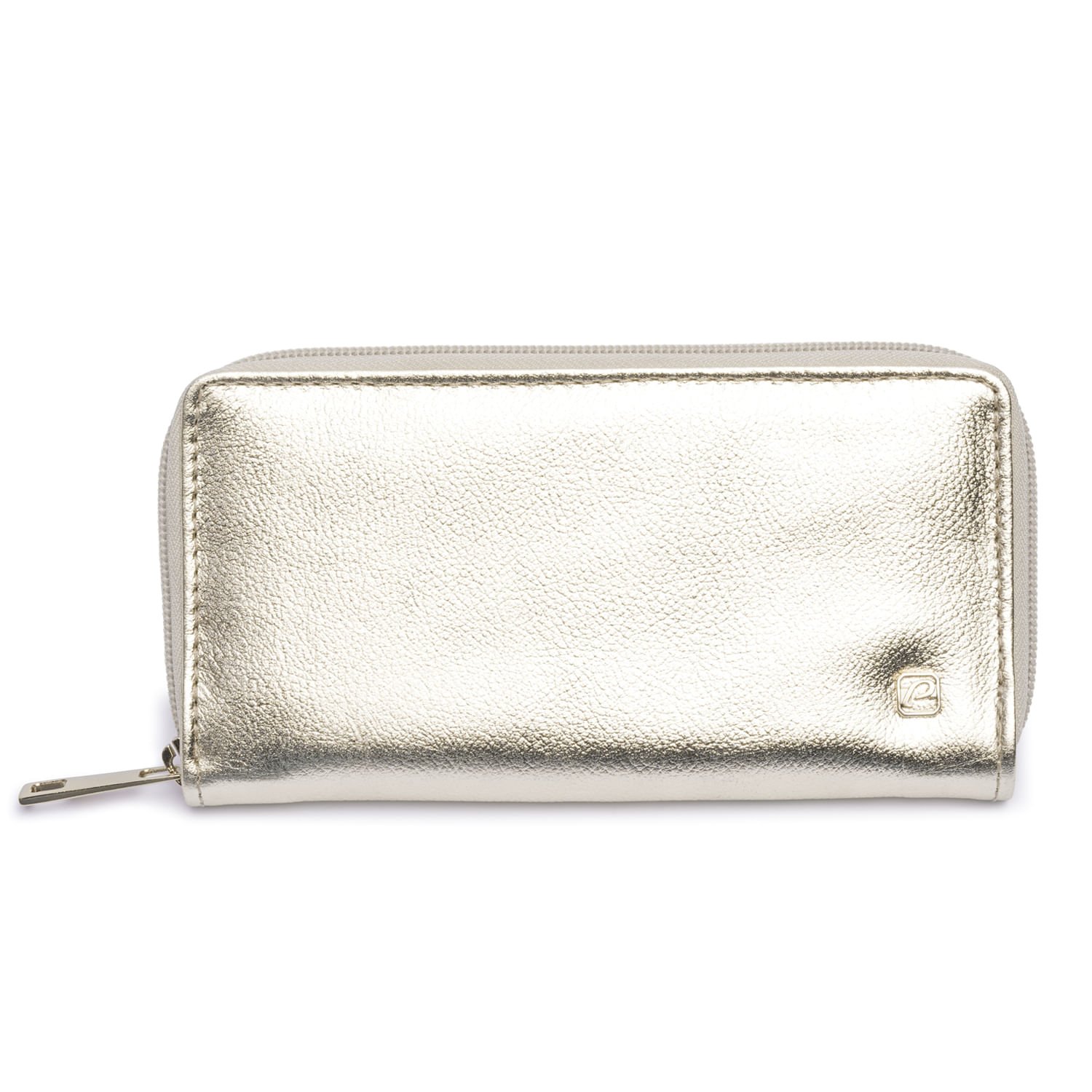 Carteira Pegada Feminina em Couro Ouro CA001301-06