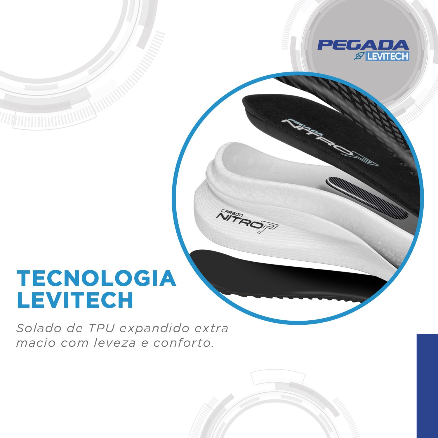 Tênis Esportivo Pegada Feminino em Tecido Off White 290804-02 Branco/Verde 5