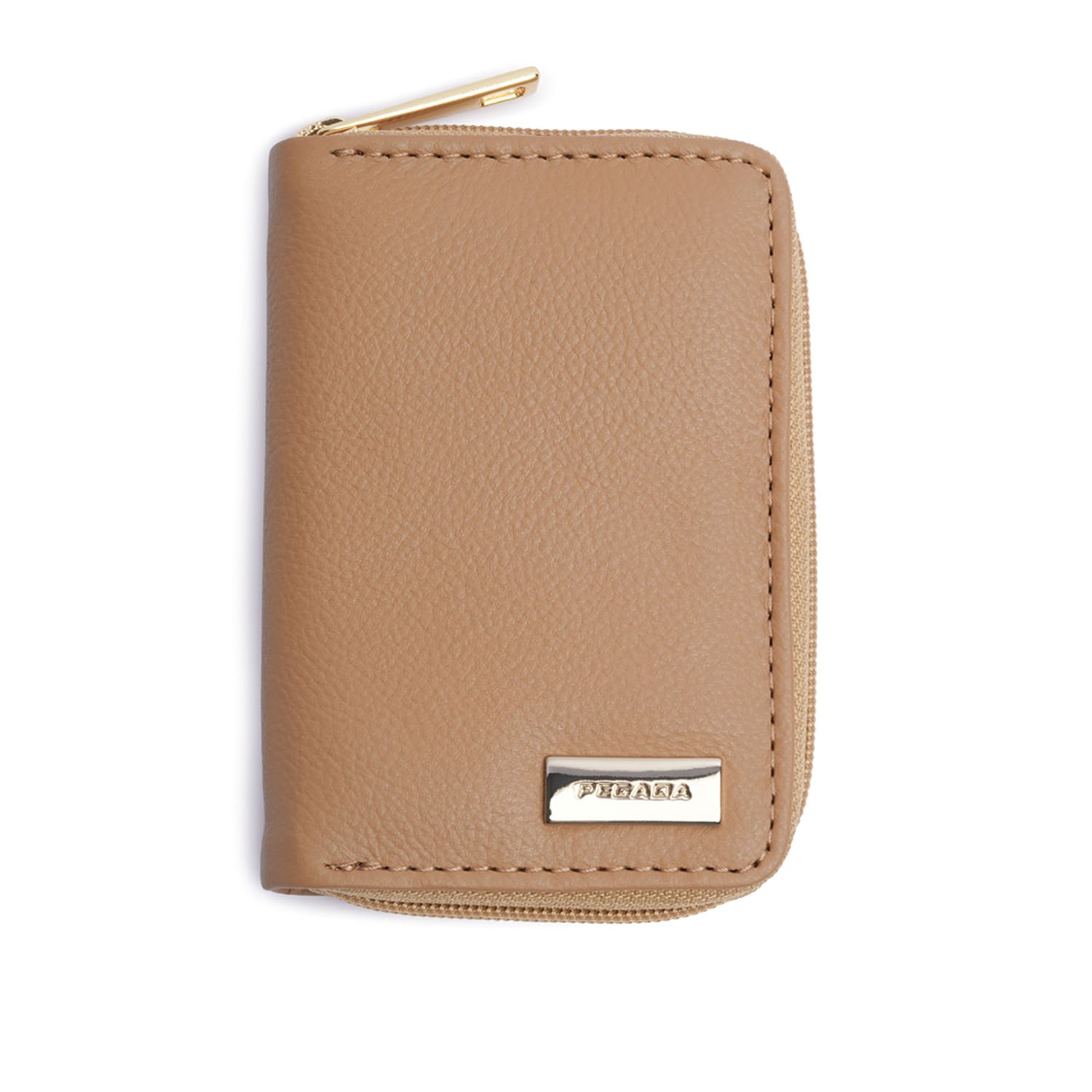 Carteira Pegada Feminina em Couro Caramelo CA001303-02