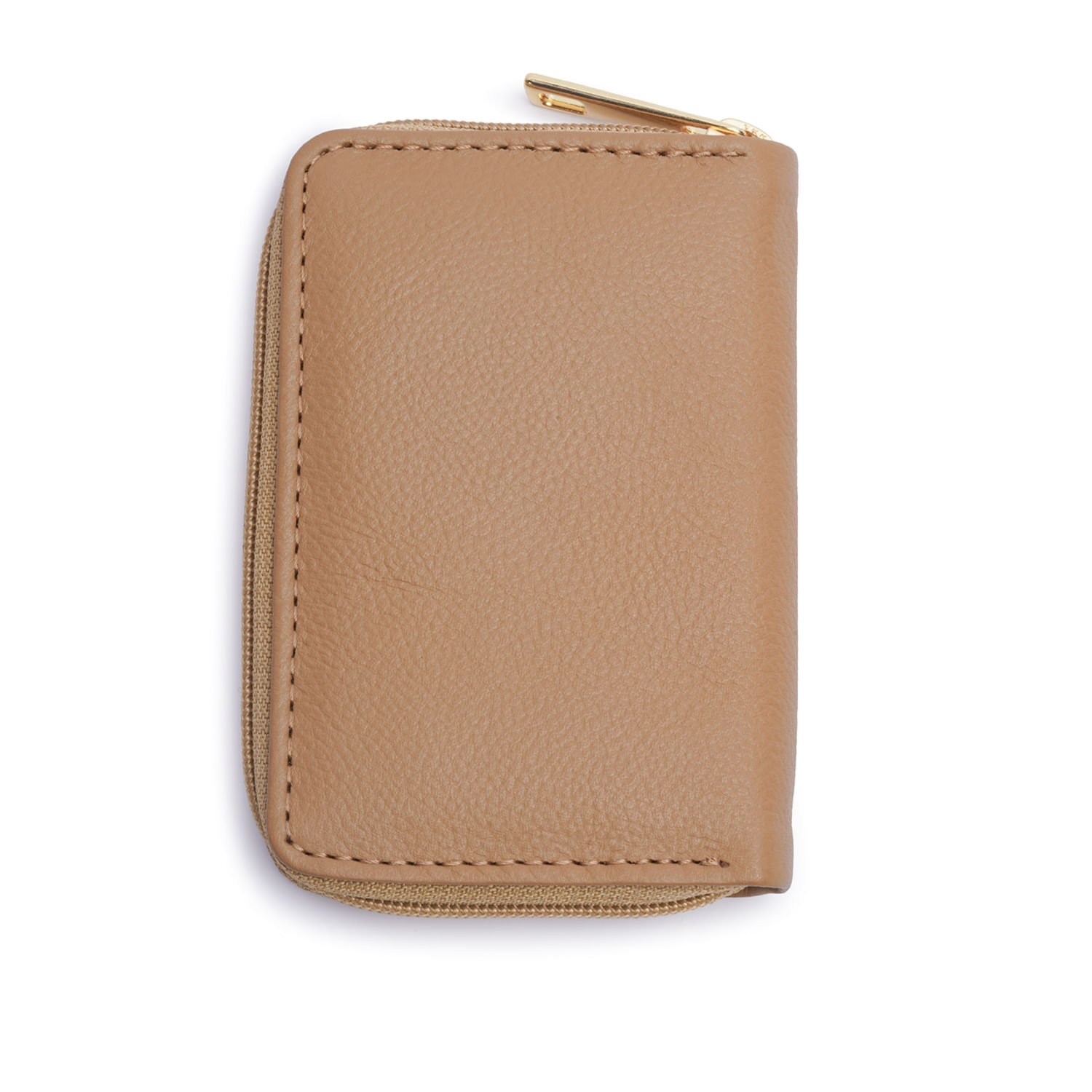 Carteira Pegada Feminina em Couro Caramelo CA001303-02 Marrom 4