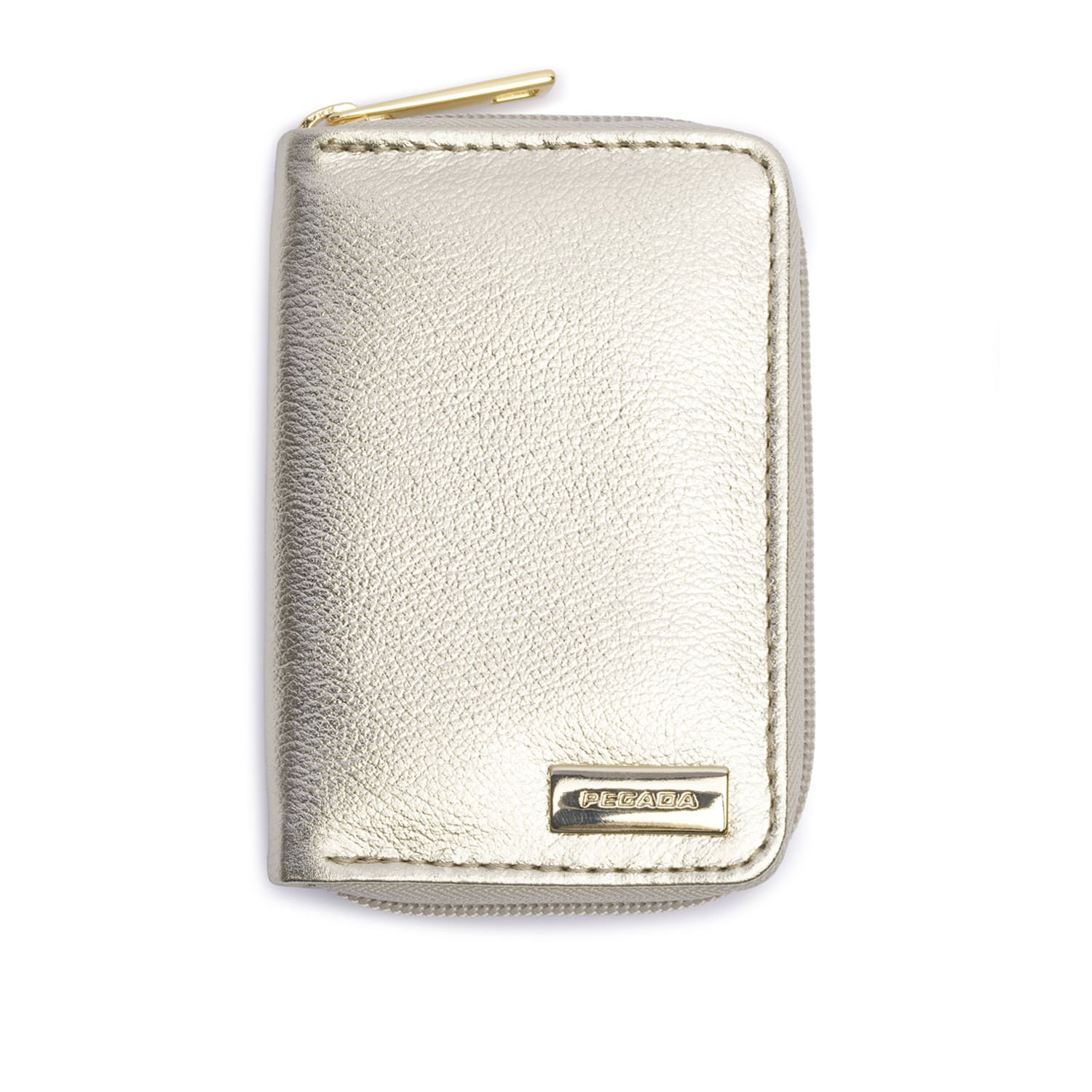 Carteira Pegada Feminina em Couro Ouro CA001303-04 Dourado 1